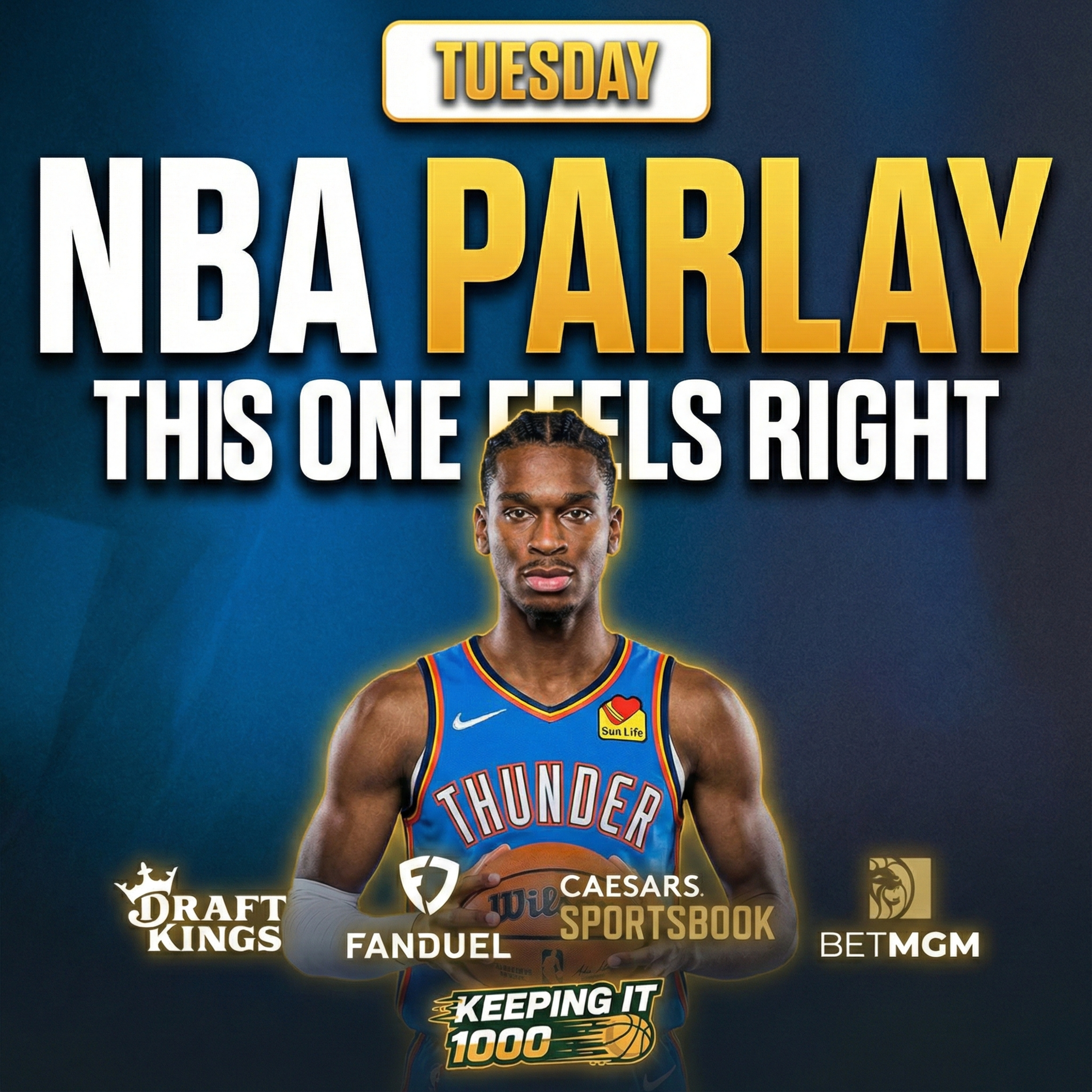 This Tuesday NBA Parlay Might Start a Riot (01/13) | Keeping It 1000 episode artwork