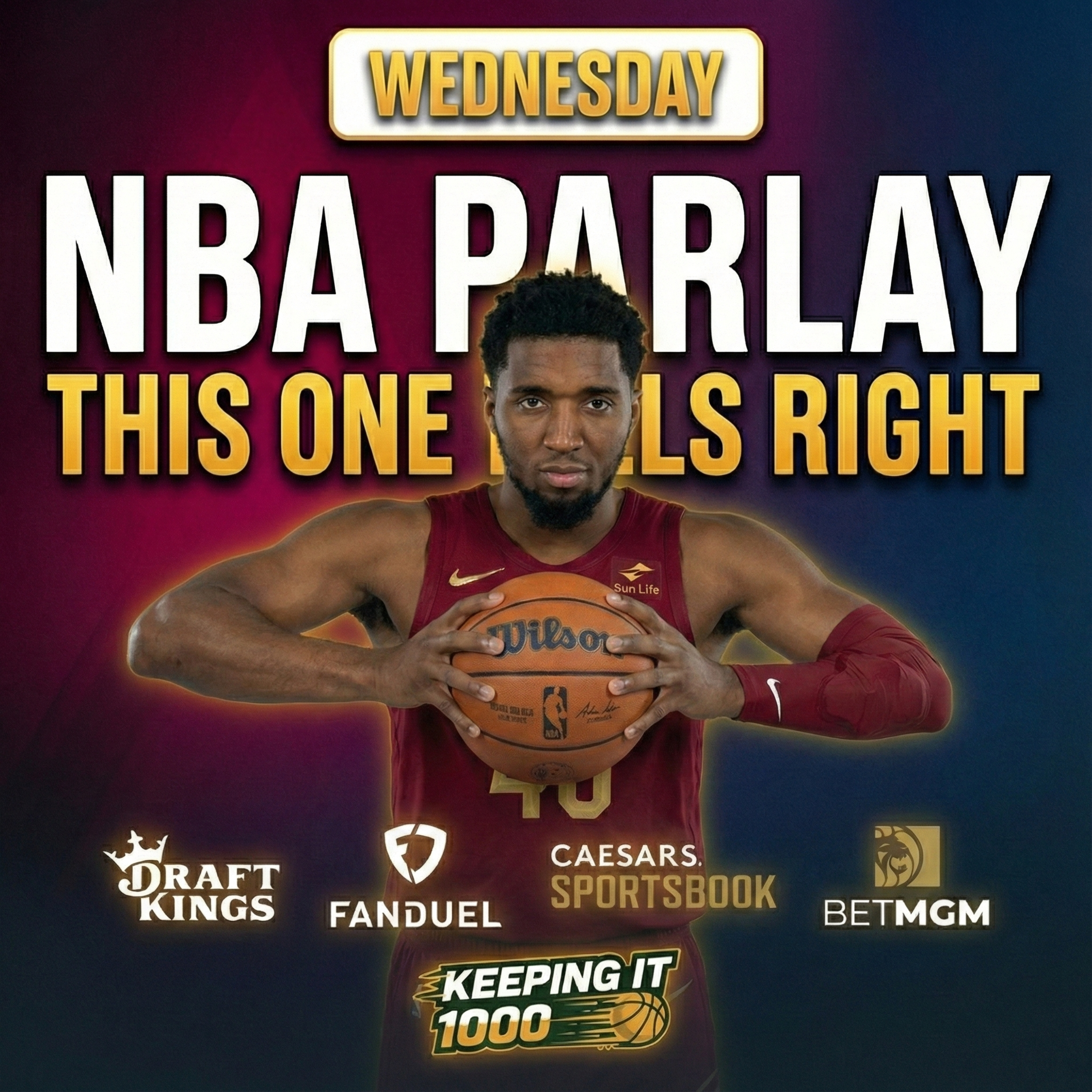 This Wednesday NBA Parlay Might Crash DraftKings (01/21) | Keeping It 1000 episode artwork