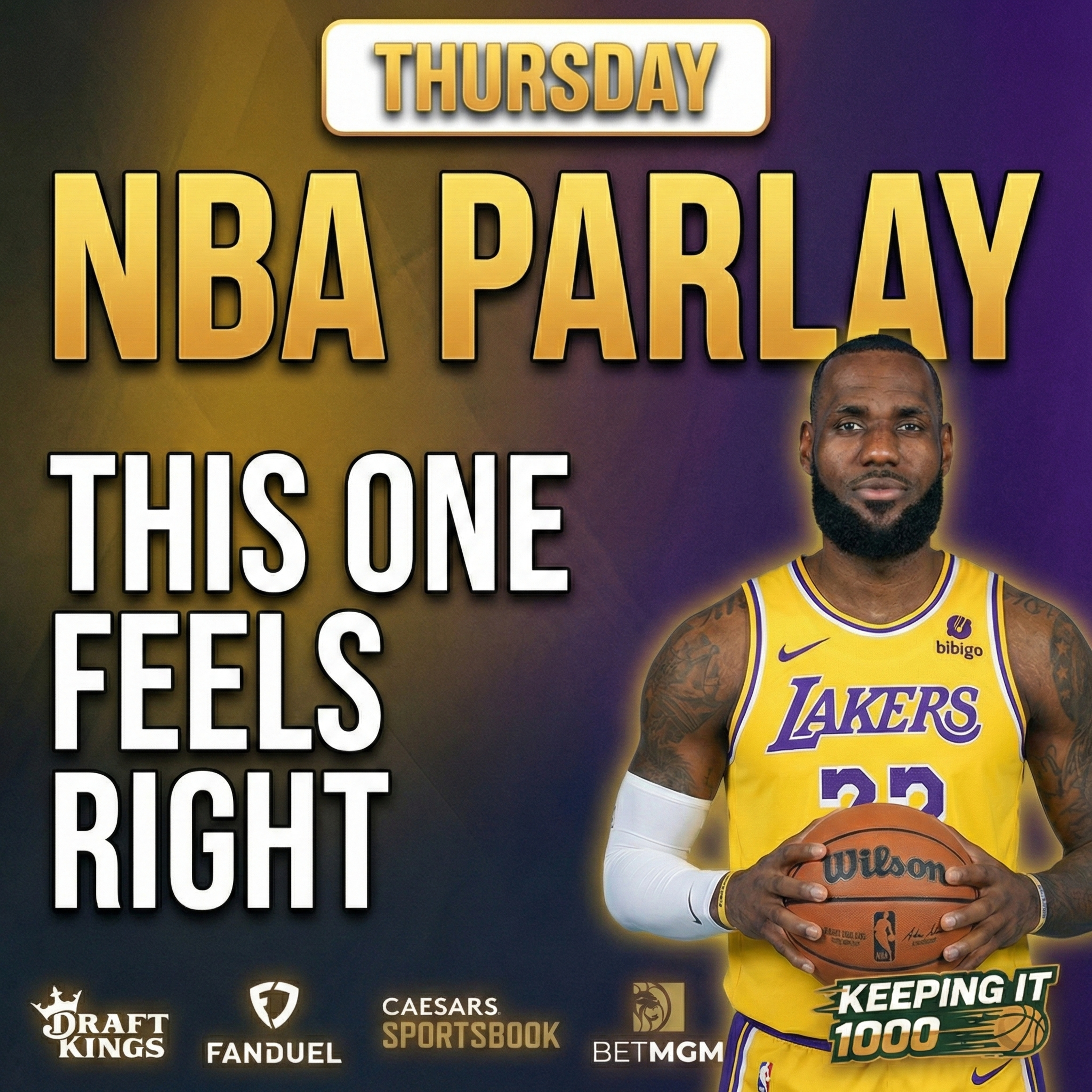 This NBA Parlay Is a Money Printer Tonight (02/12) | Keeping It 1000 episode artwork