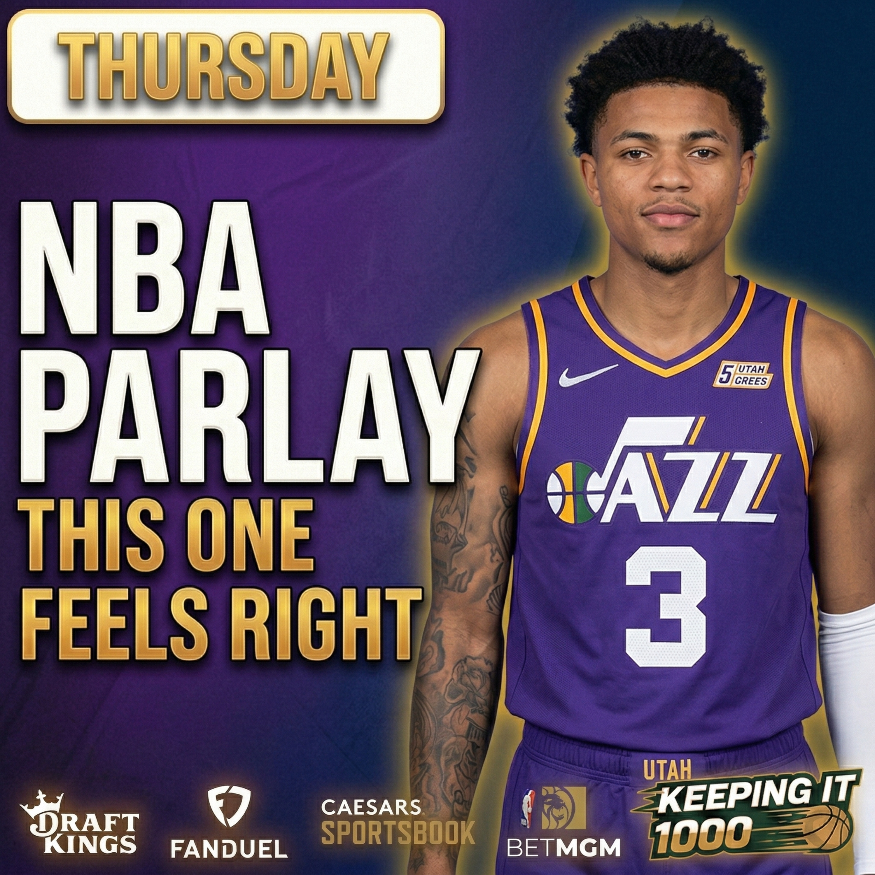 This NBA Parlay Feels Way Too Good (03/05) | Keeping It 1000 episode artwork