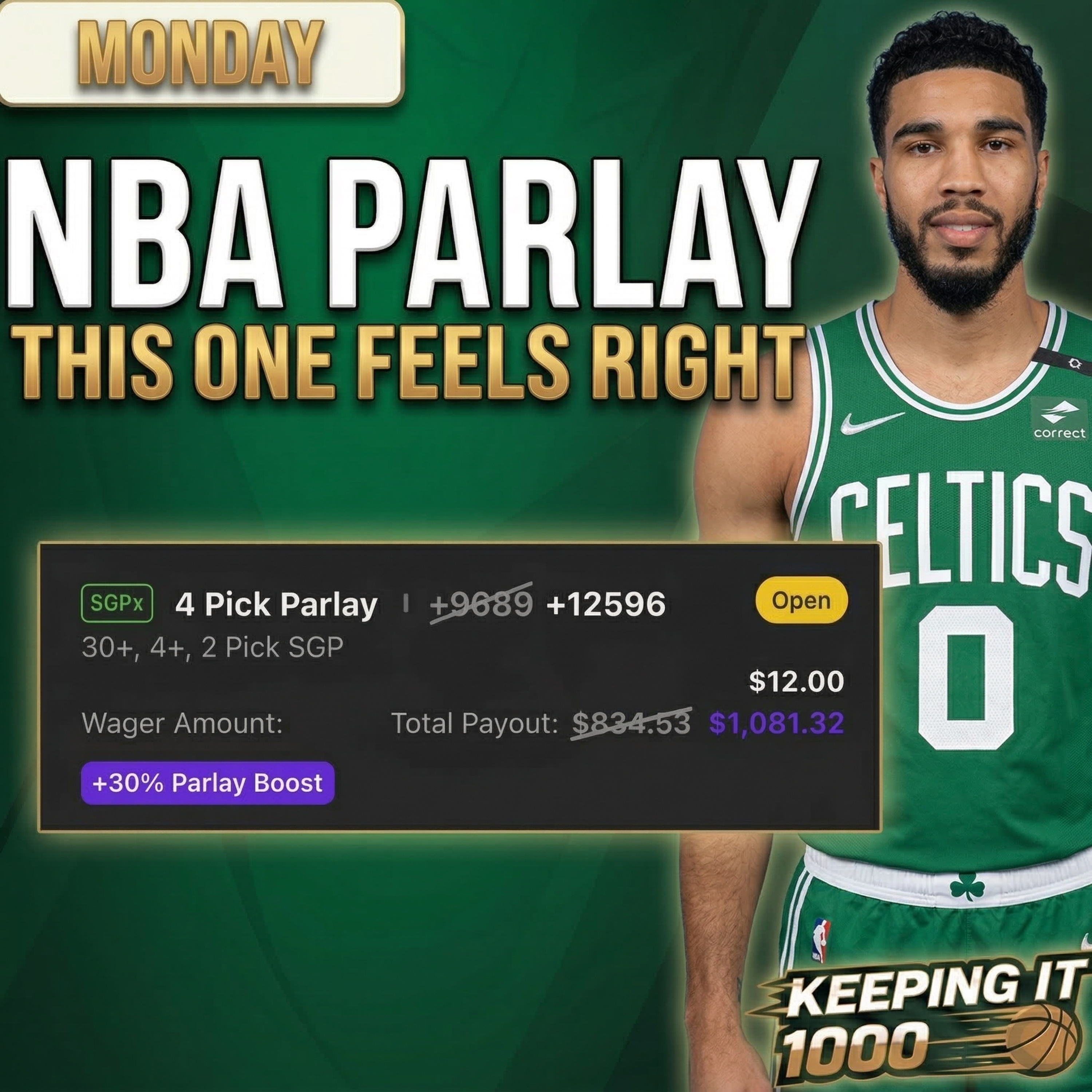 This MONDAY NBA Parlay Might Break the Books (03/16) | Keeping It 1000 episode artwork