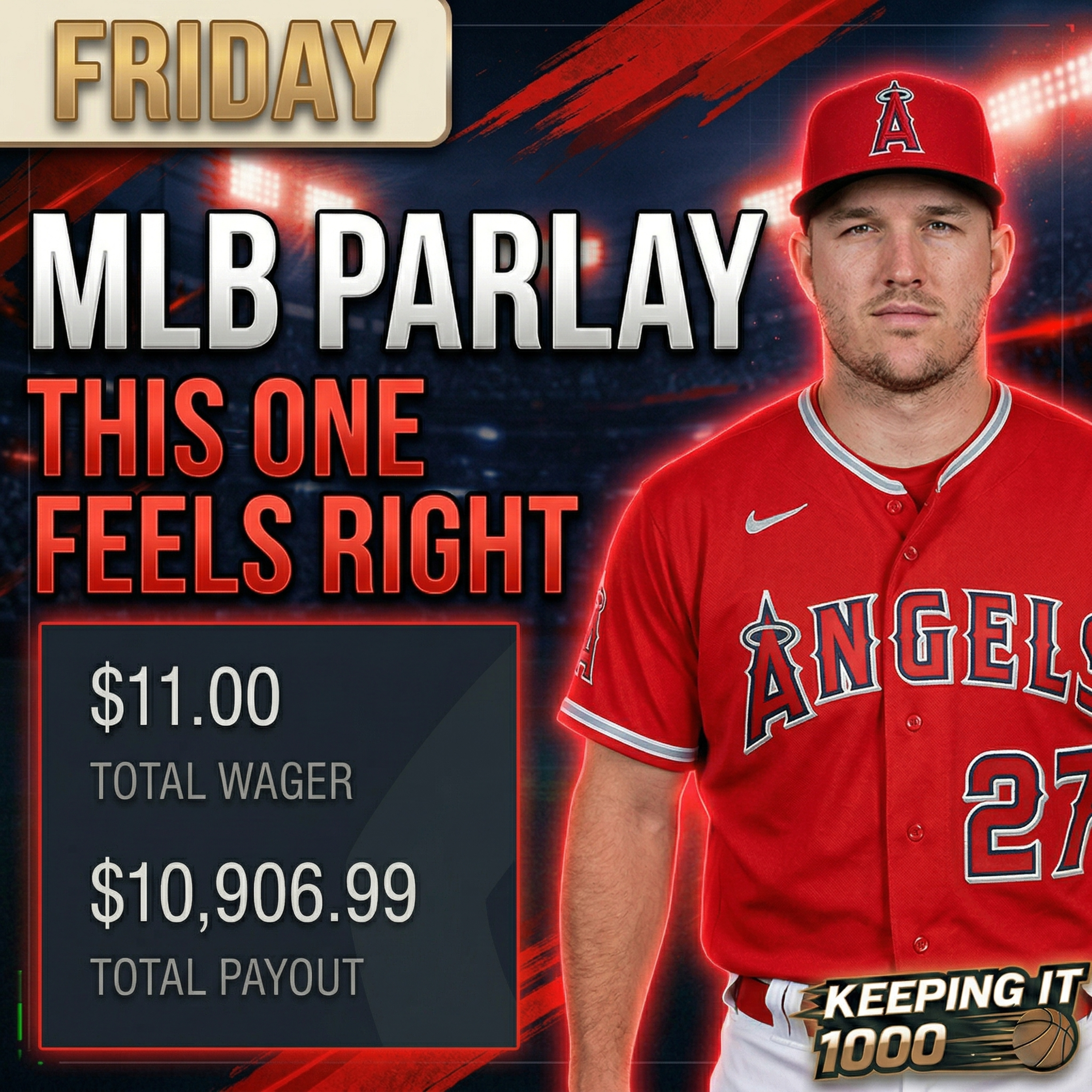 This FRIDAY MLB Parlay Is a Certified Banger (03/27) | Keeping It 1000 episode artwork