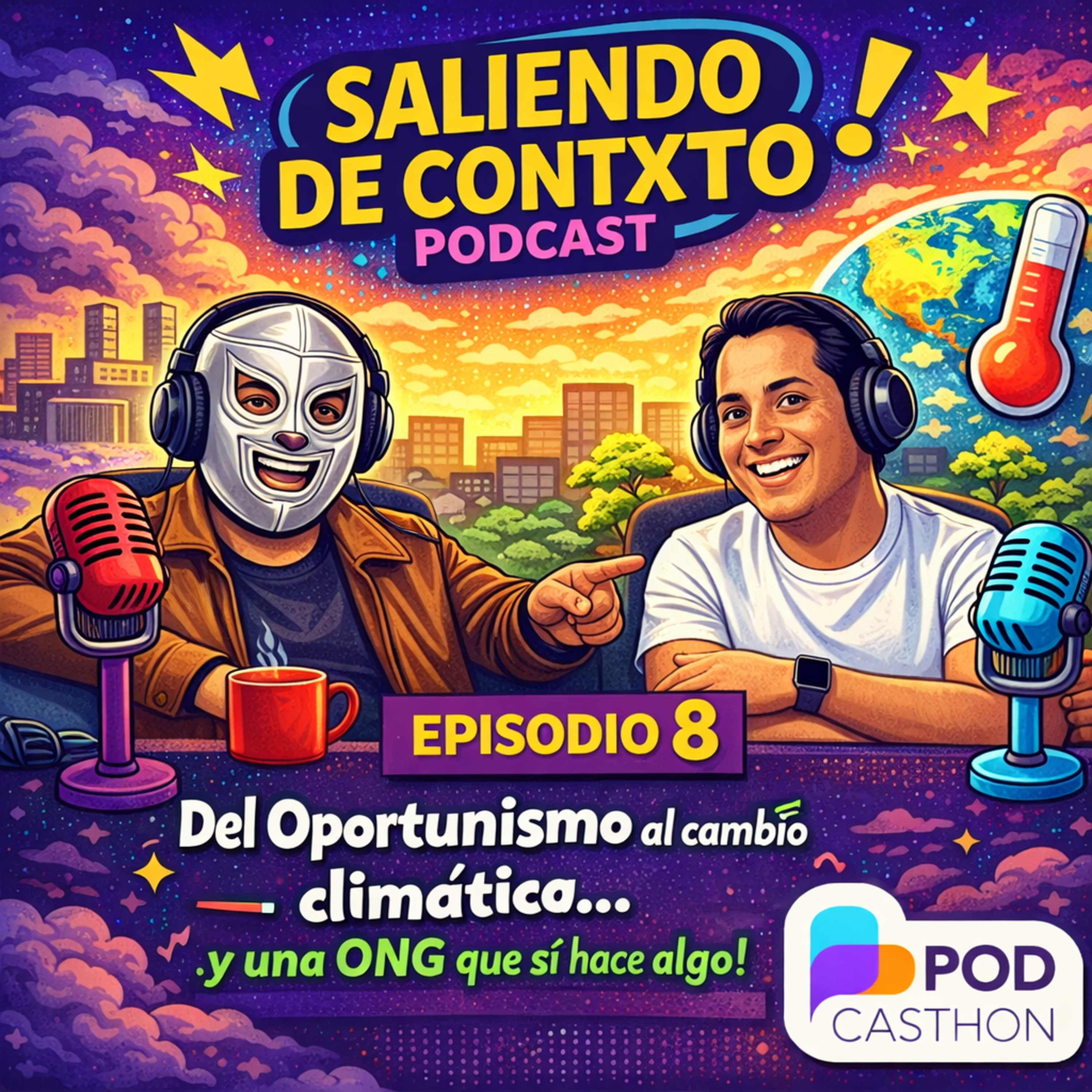 🎙️ Episodio 8: Oportunismo y una ONG que sí hace algo | Saliendo de Contexto Podcast episode artwork