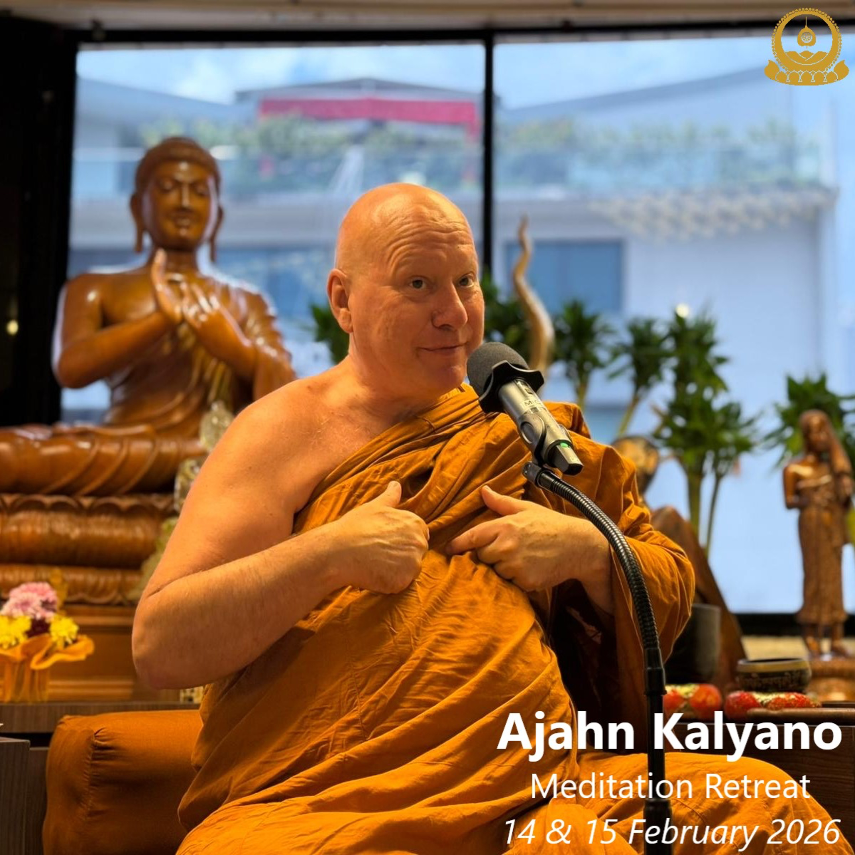Development of Vitakka, Vicara, Piti, Sukha, and Ekaggata - by Ajahn Kalyano 14 Feb 26 episode artwork