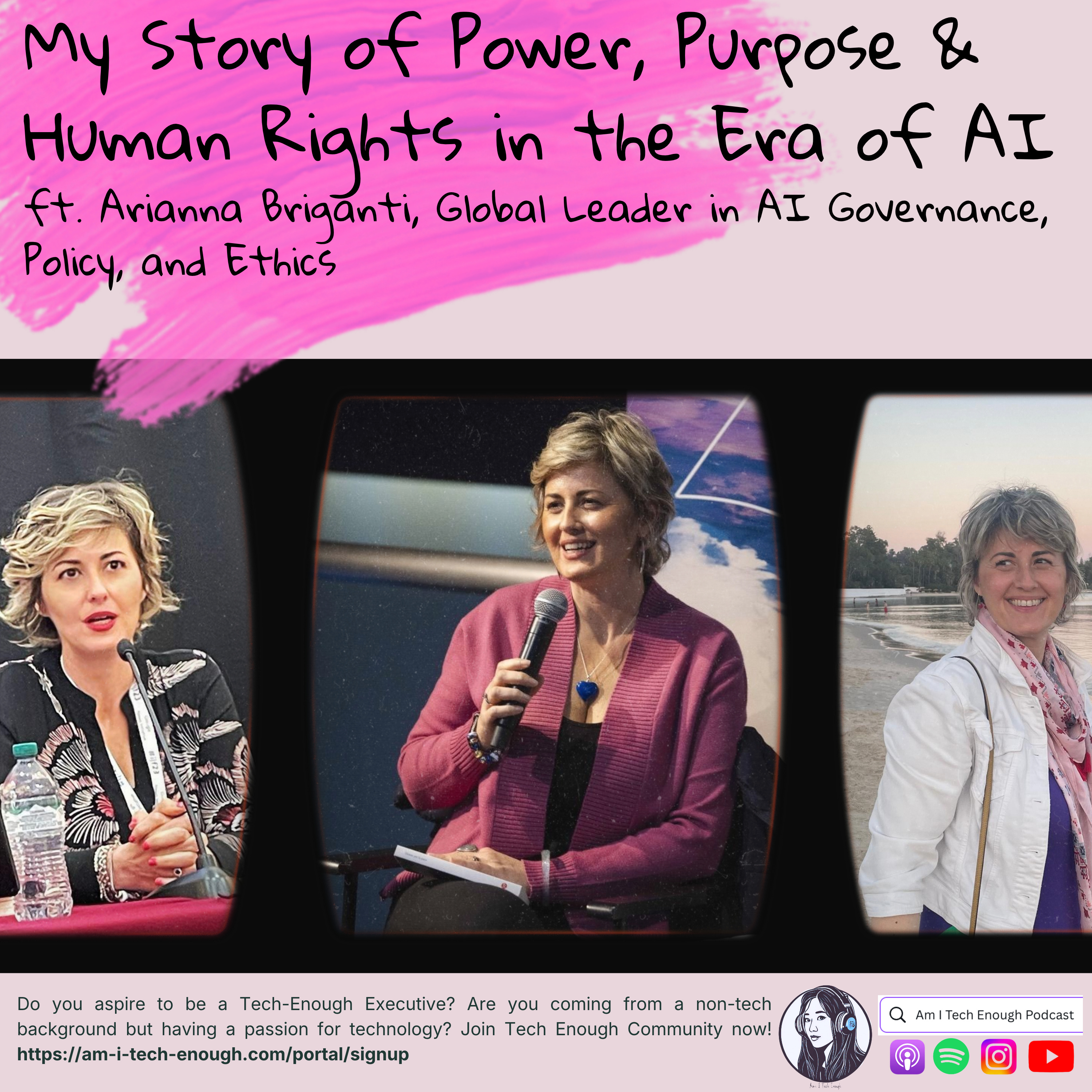 S3EP2. My Story of Power, Purpose & Human Rights in the Era of AI. ft. Arianna Briganti, Global Leader in AI Governance, Policy, and Ethics episode artwork