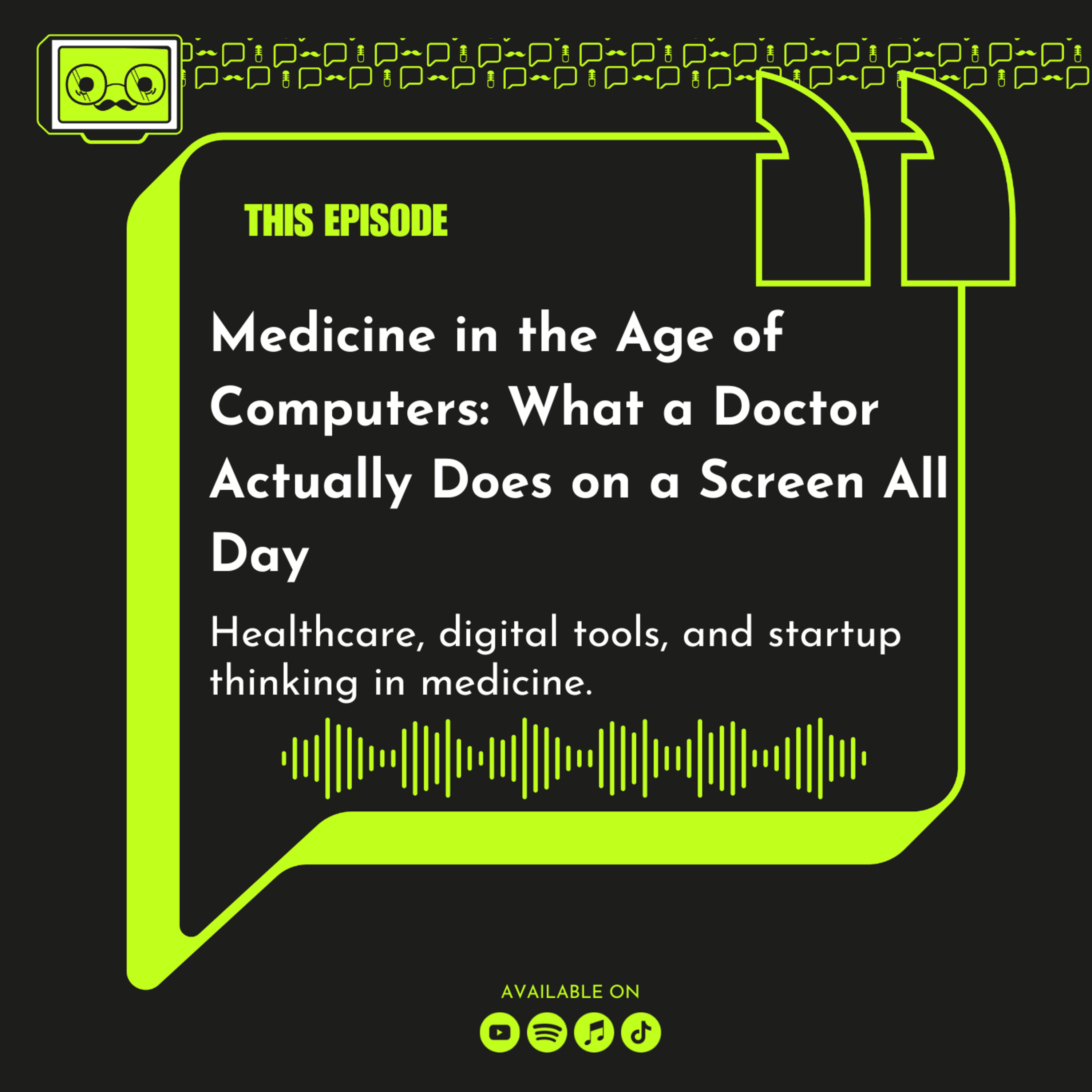 195 - Medicine in the Age of Computers: What a Doctor Actually Does on a Screen All Day episode artwork