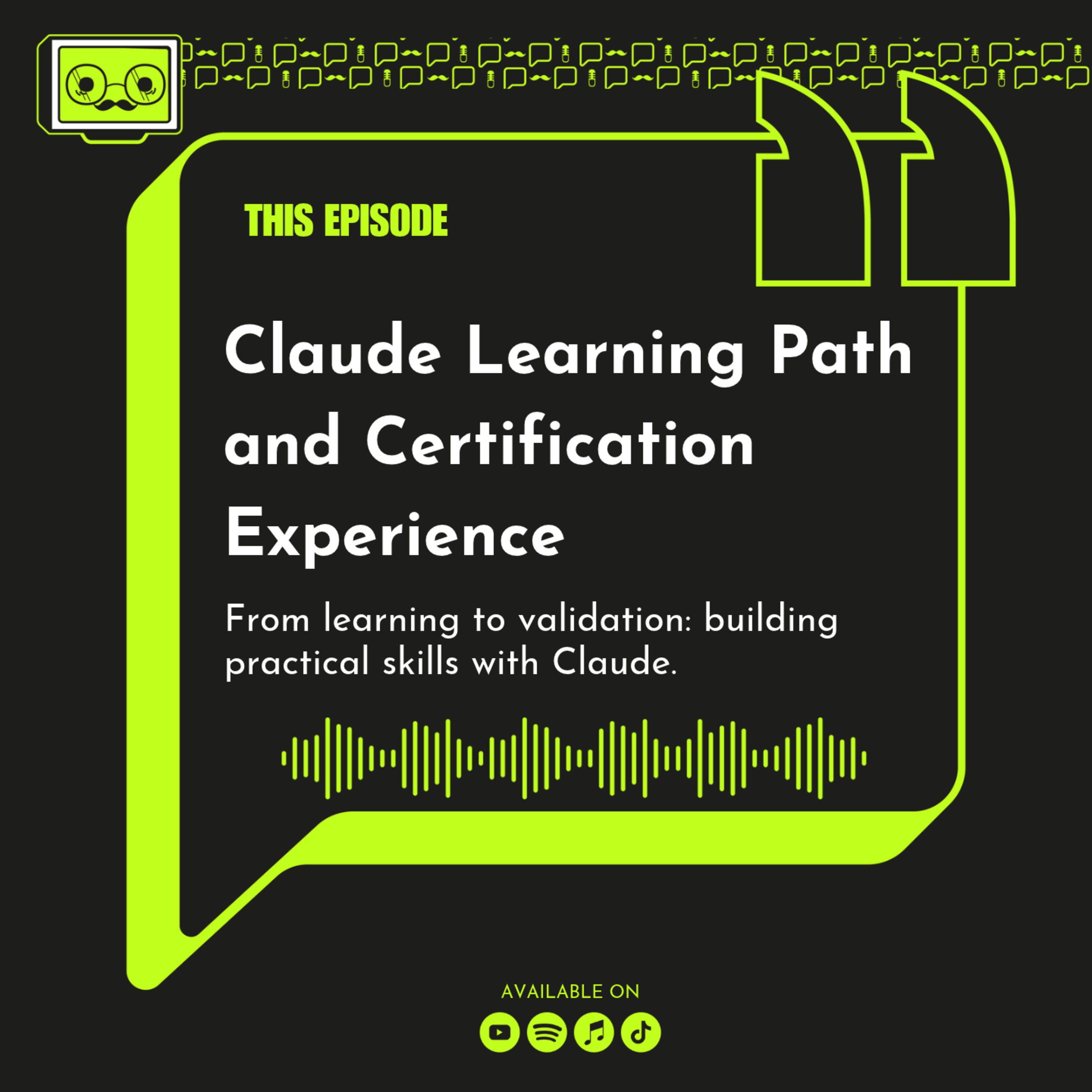 213 - Claude Learning Path and Certification Experience episode artwork