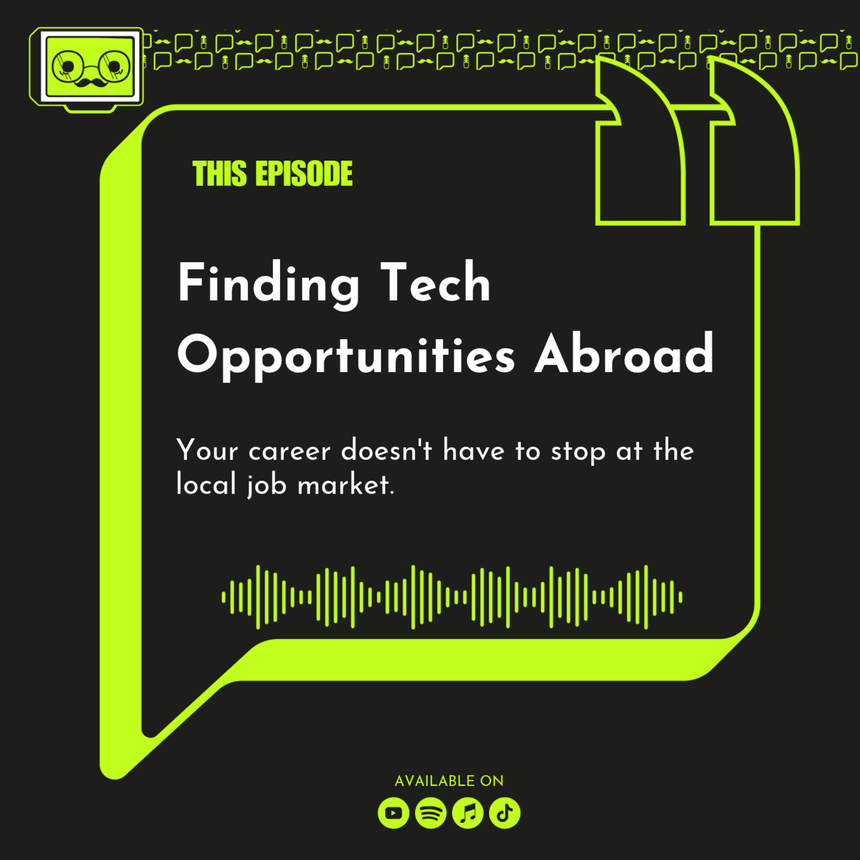 219 - Finding Tech Opportunities Abroad episode artwork