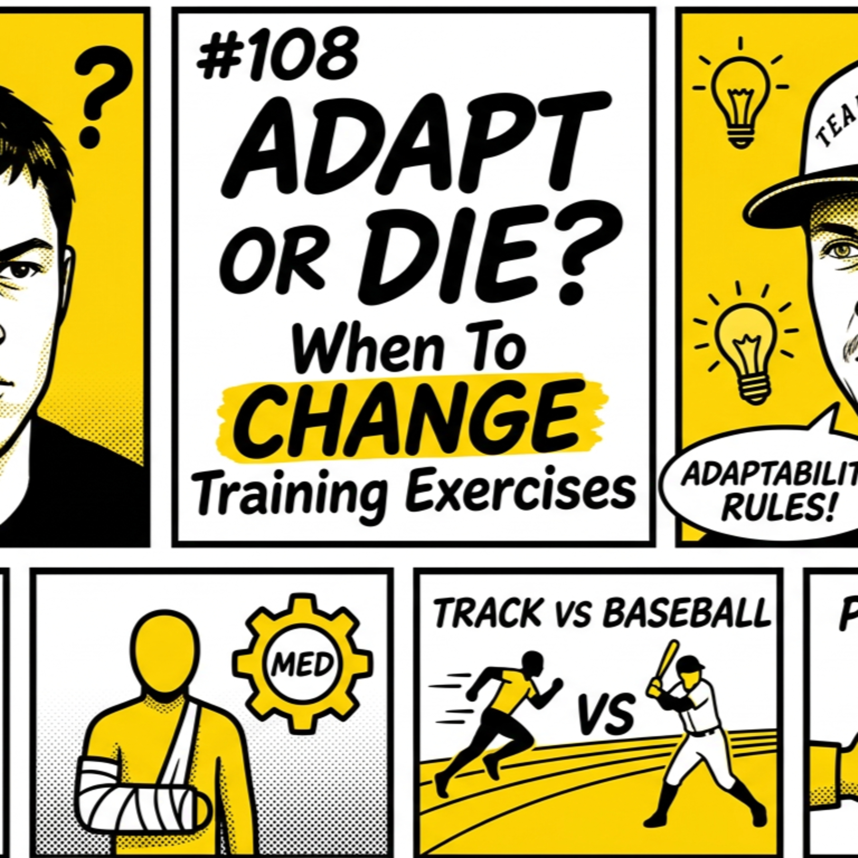 #108: When to Change Exercises, MED, & Entropy as Default episode artwork