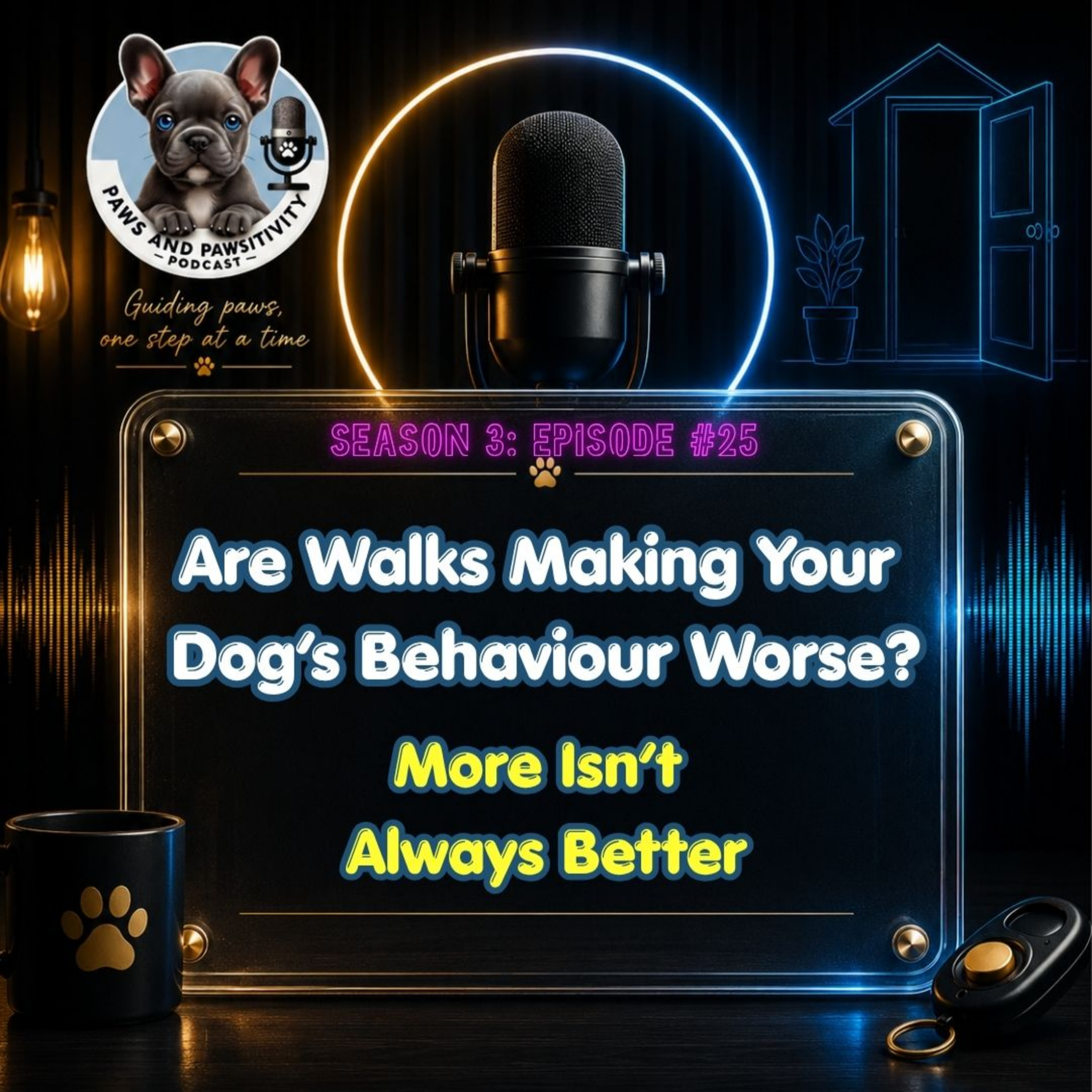 Episode #3.25 - Are Walks Making Your Dog’s Behaviour Worse?: More Isn’t Always Better episode artwork