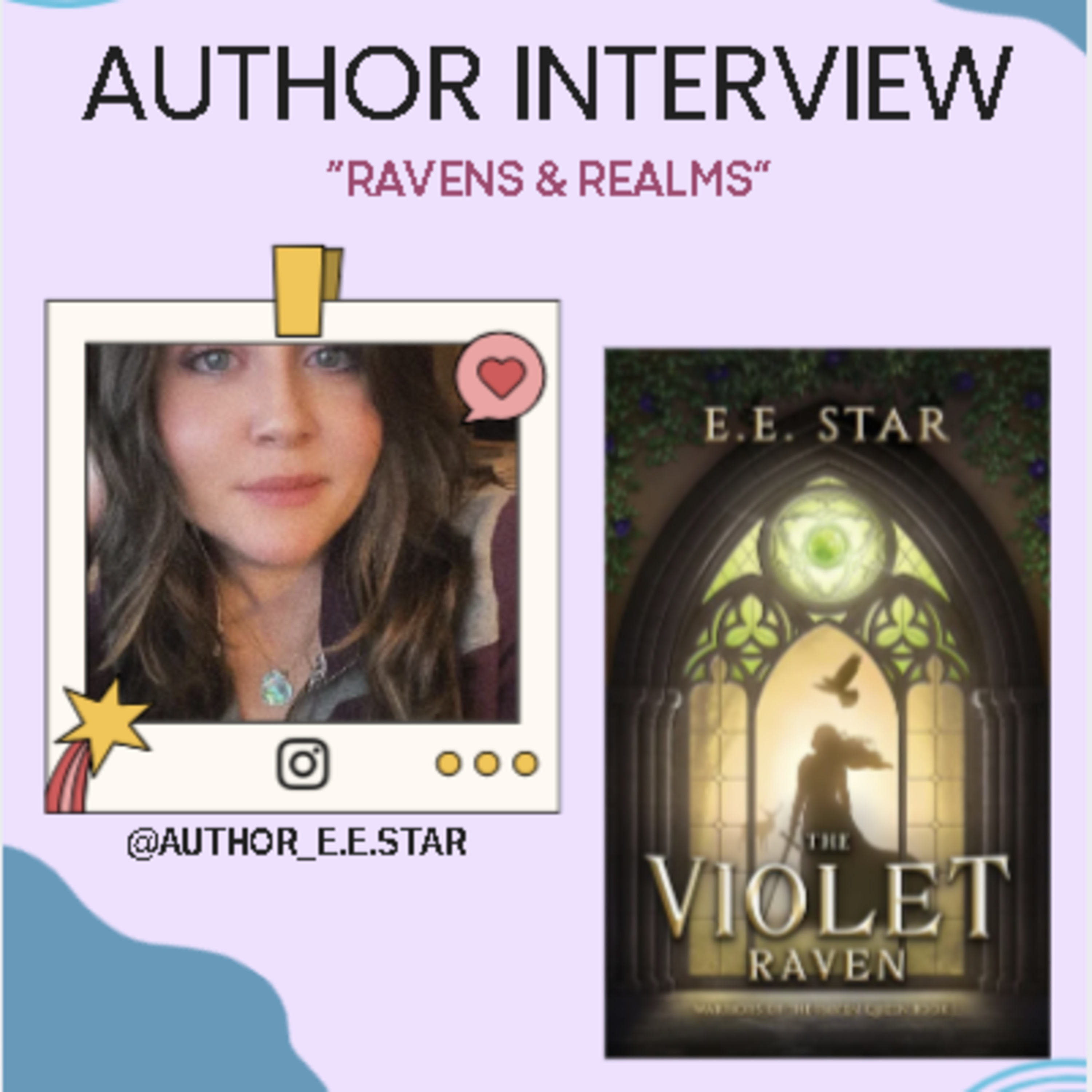 Ravens & Realms: Author E.E Star episode artwork