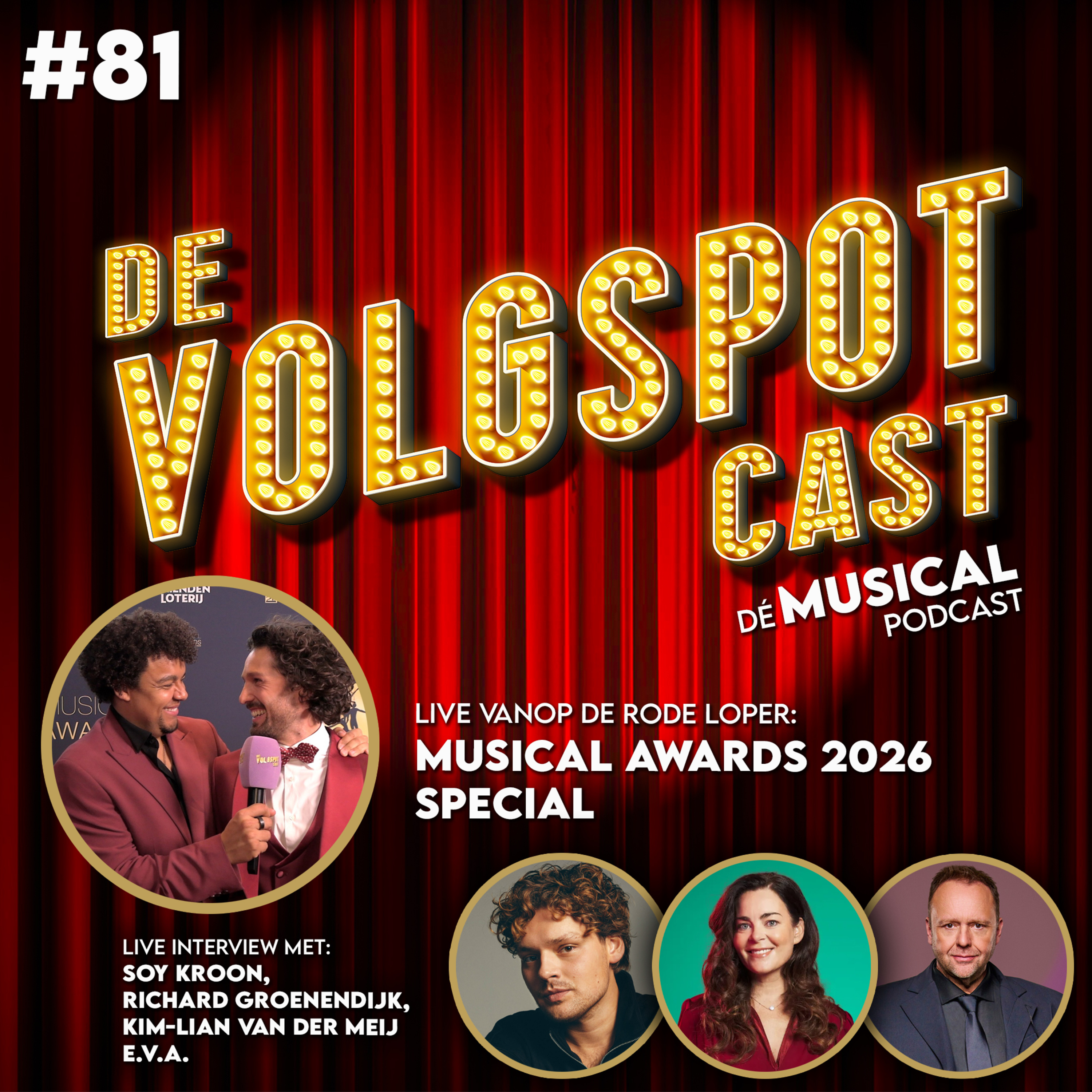 S8 Afl. 81 - Musical Awards 2026 SPECIAL (live vanop de Rode Loper) episode artwork