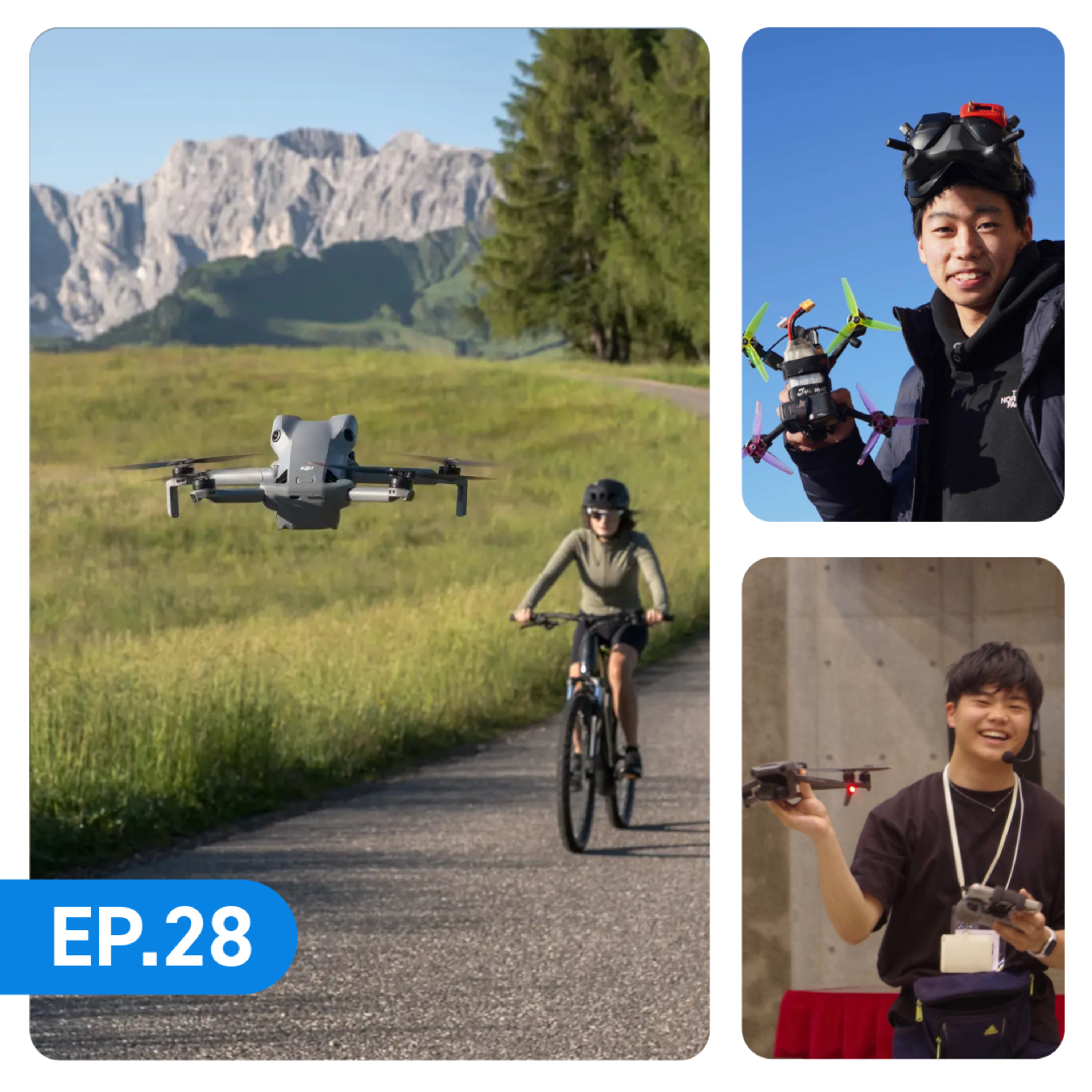 ep.28 新製品が続々登場！DJI mini5 Proが発表！今後ドローンってどう進化していくの？！ episode artwork