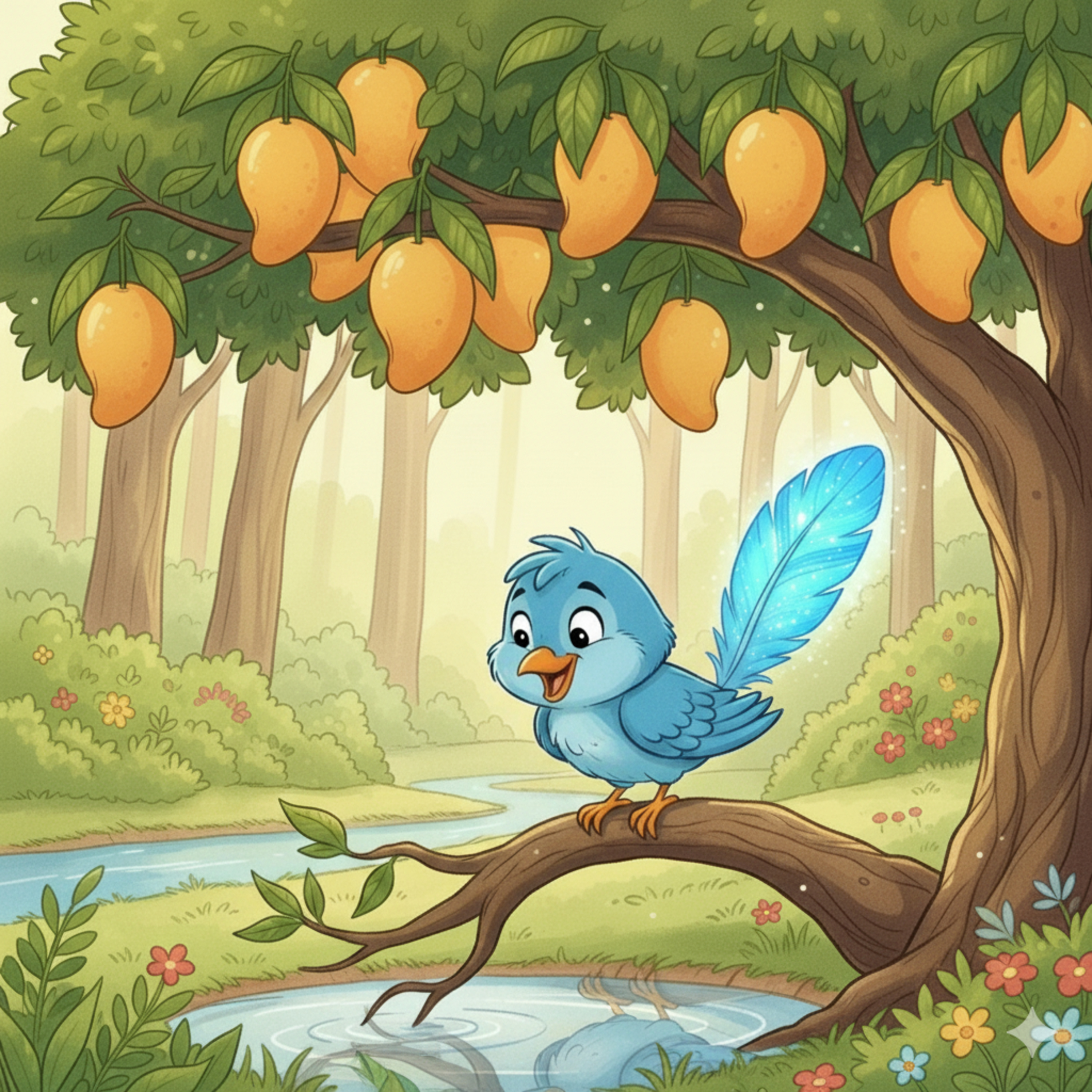 EP 38 | Mittu and the Lost Feather | English Story for Kids | Bedtime Story episode artwork