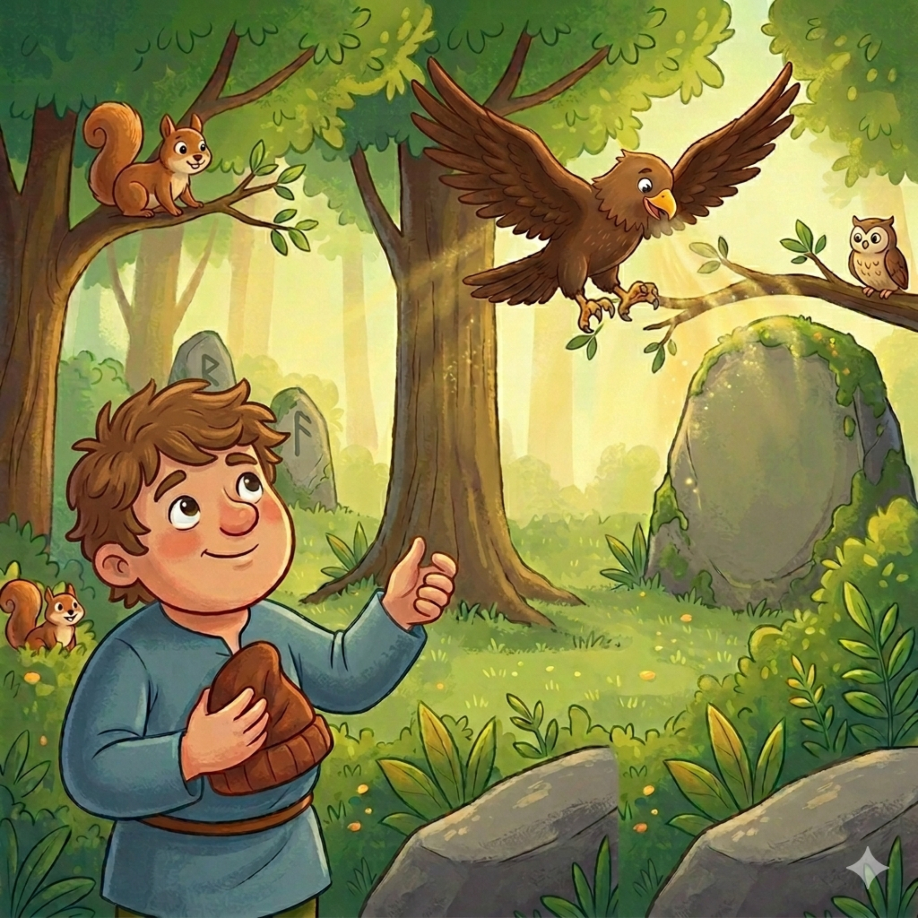 EP 53 | The Eagle and the Woodcutter | English Story | Bedtime Story for Kids 