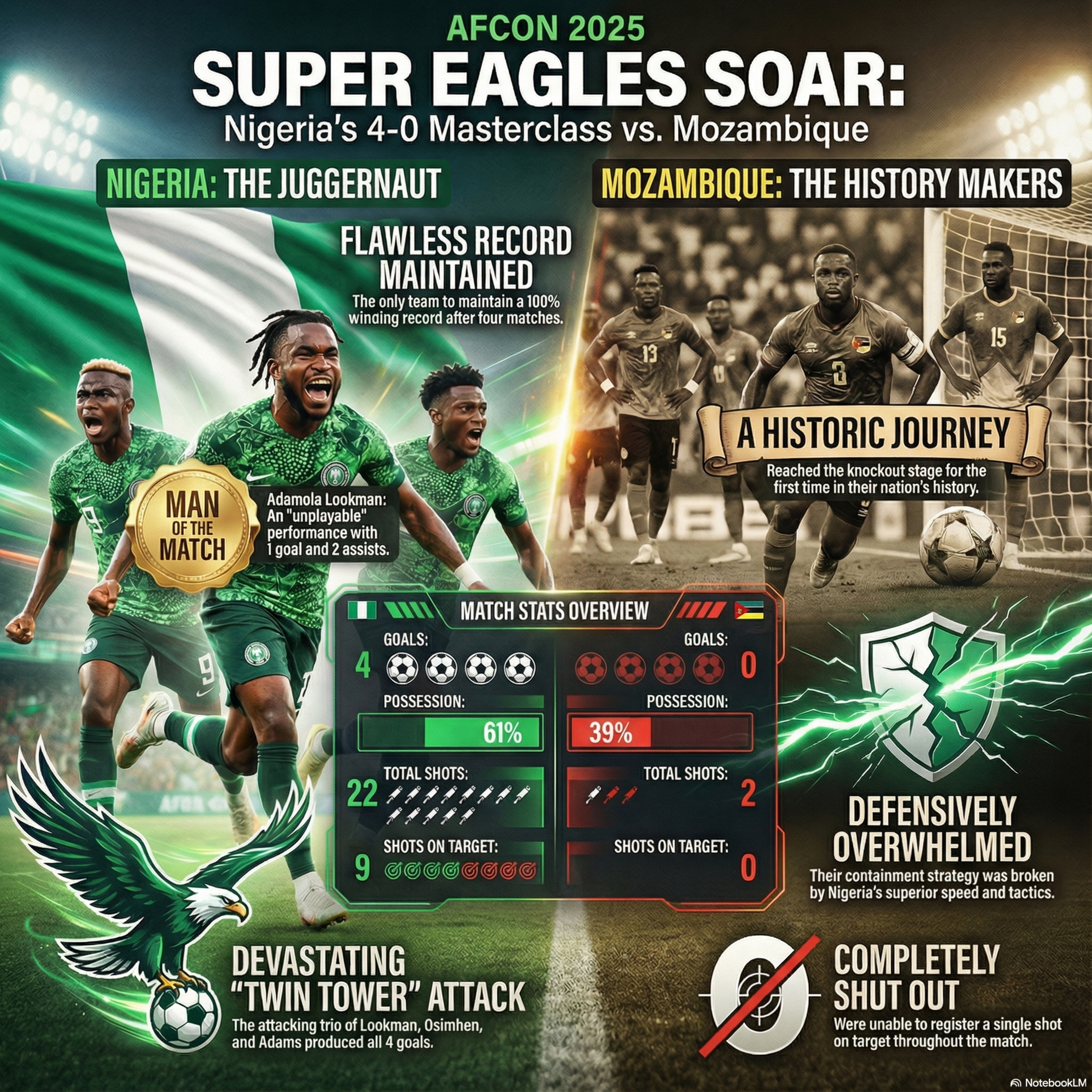 Nigeria's Diamond Dismantles Mozambique AFCON episode artwork
