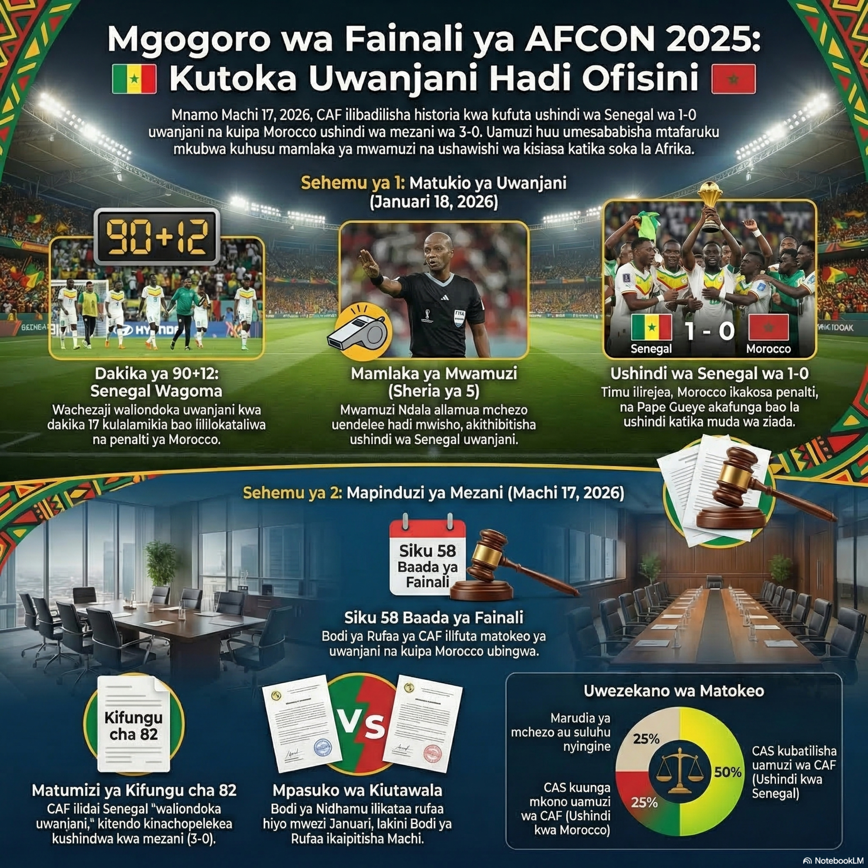 Senegal Kupokonywa Ubingwa wa AFCON Mezani episode artwork