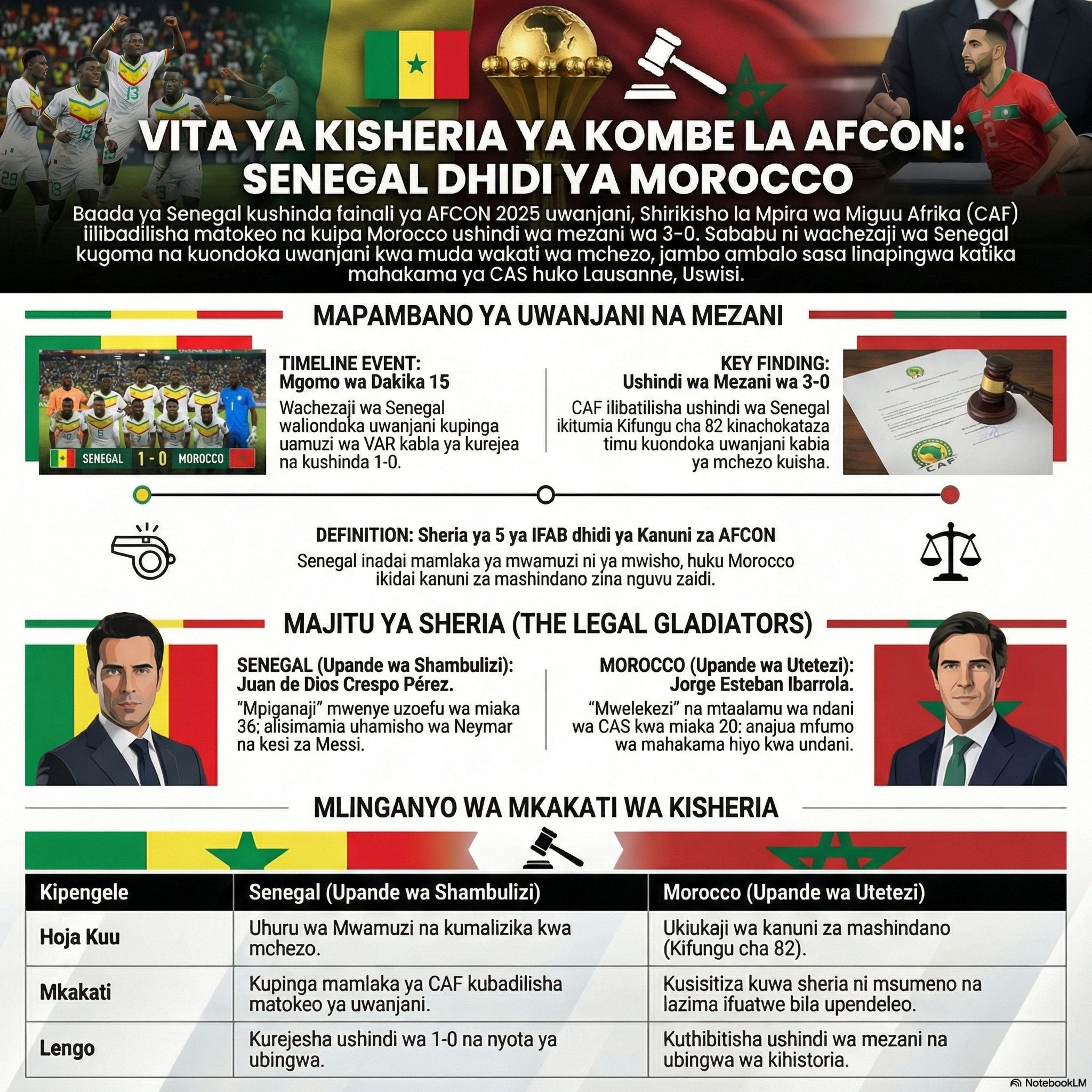 Vita ya Senegal na Morocco Kule CAS episode artwork
