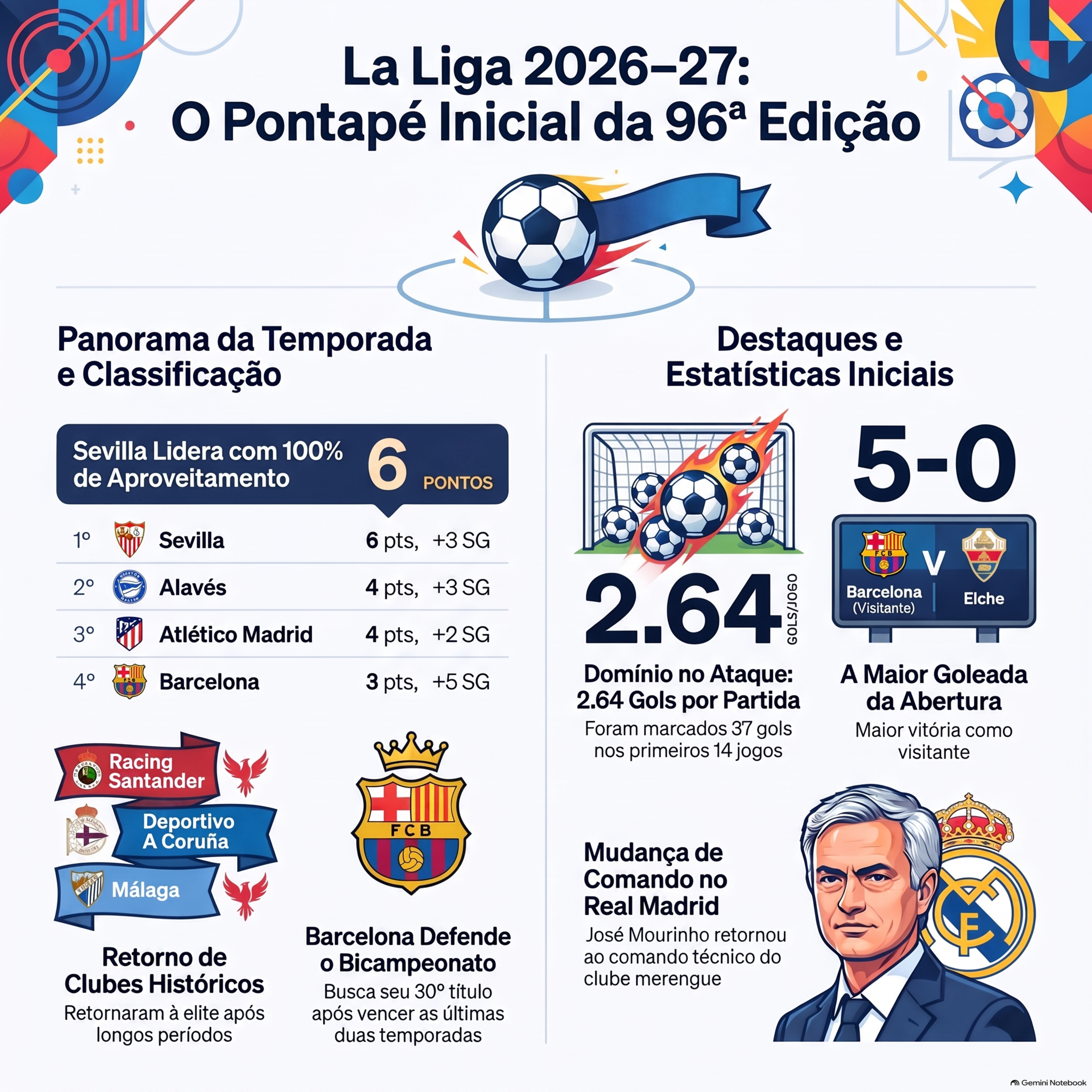 O retorno de Mourinho à La Liga e a aula de mestre de Hansi Flick no Barcelona episode artwork