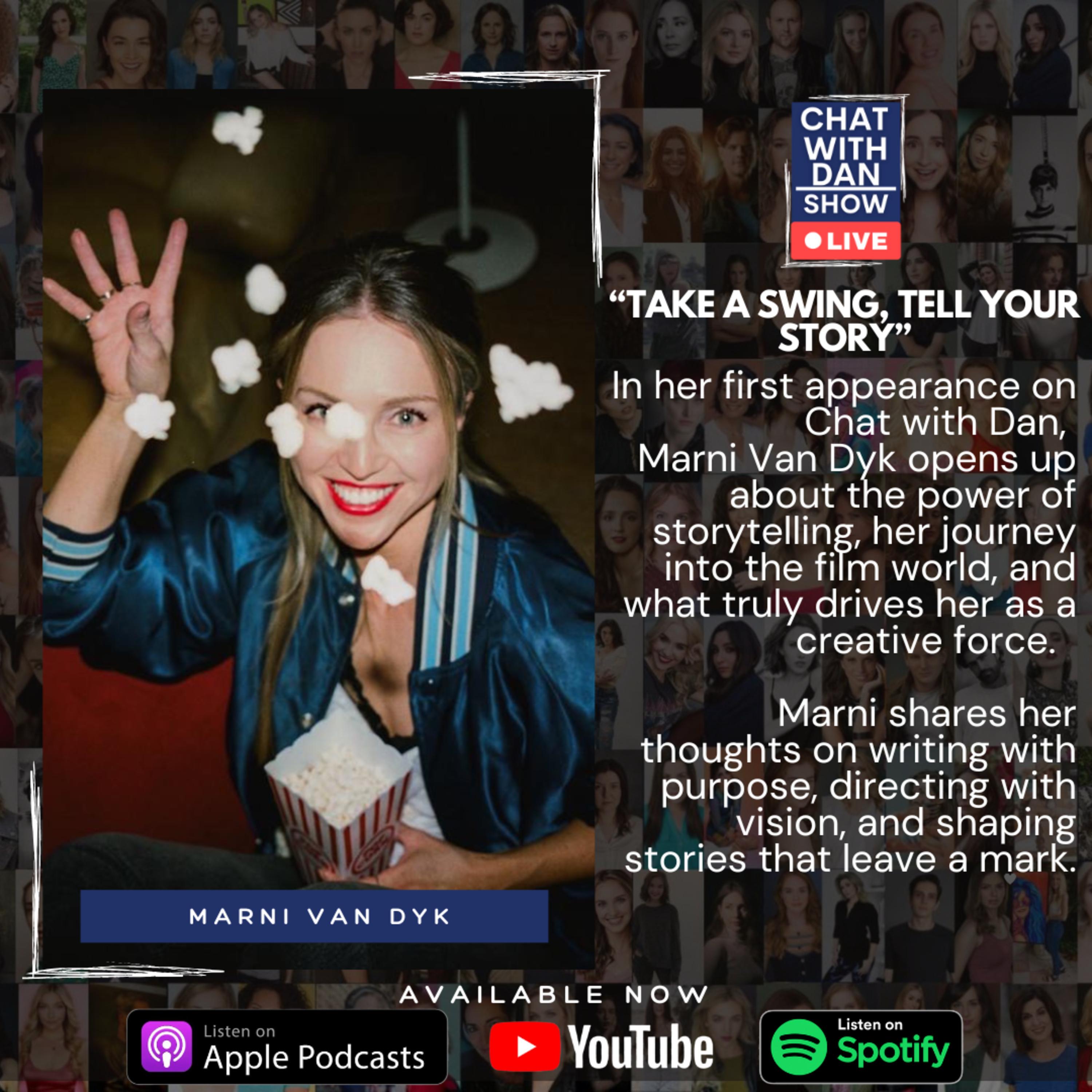 🎙️ "Take a Swing, Tell your Story" episode artwork