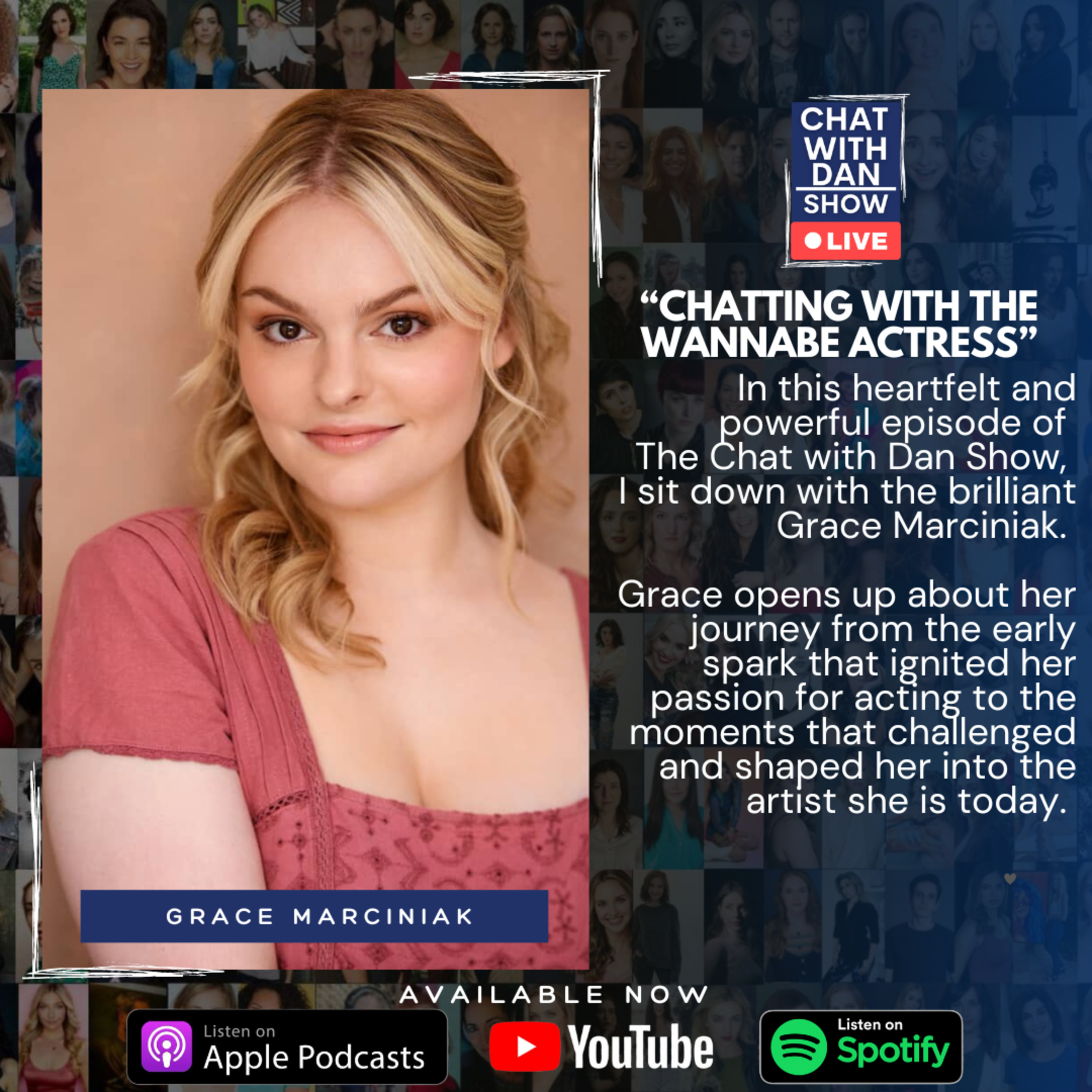 🎙️"Chatting with the Wannabe Actress" episode artwork