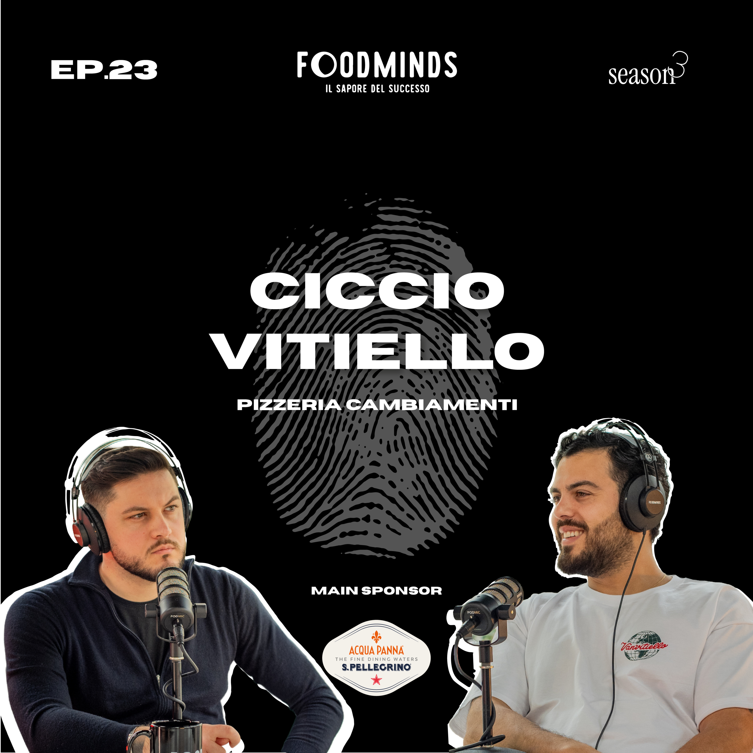 "LA PIZZA PER ME E' FORZA" - CICCIO VITIELLO - PIZZERIA CAMBIAMENTI - Foodminds SS3 / EP.19 episode artwork