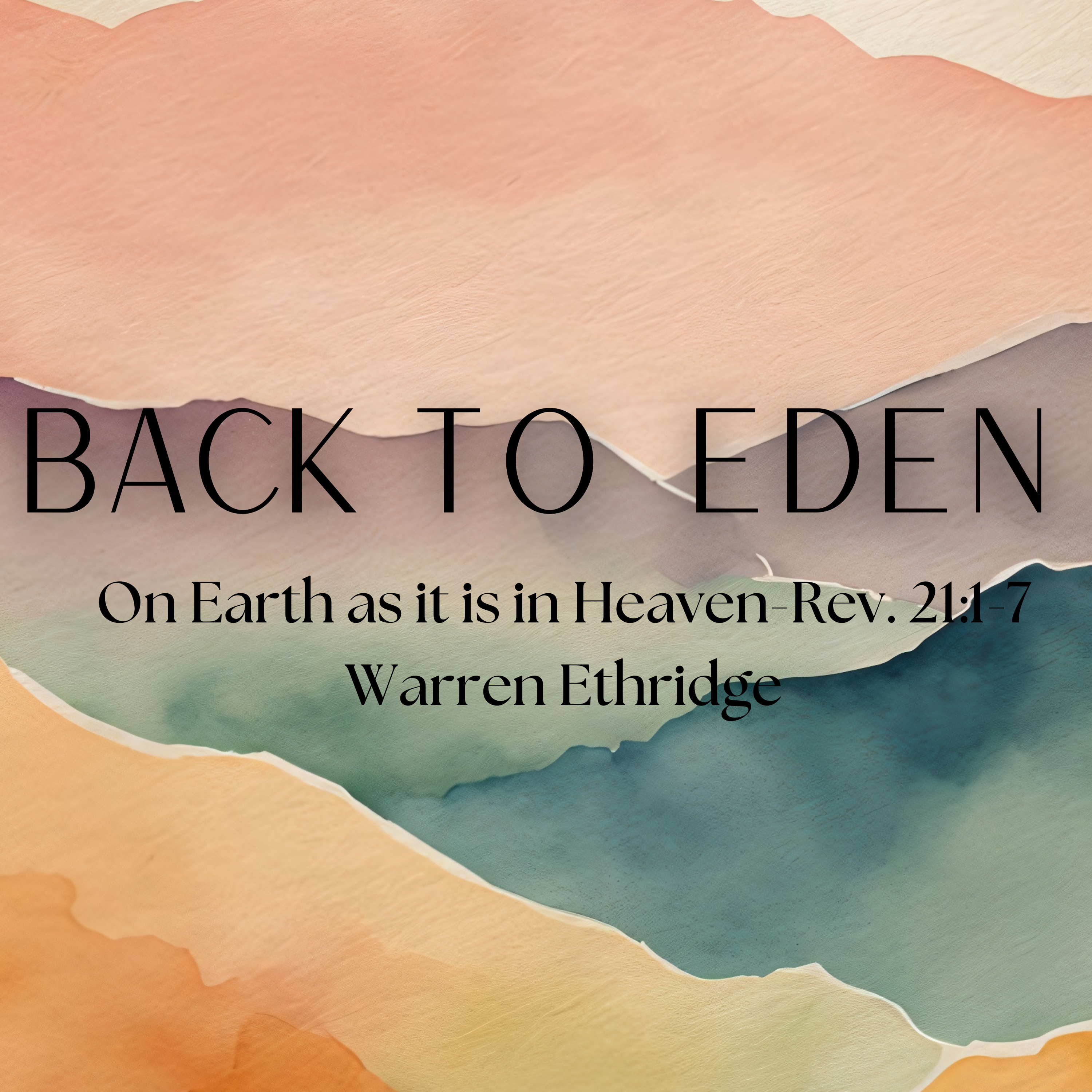 On Earth as it is in Heaven-Warren Ethridge episode artwork