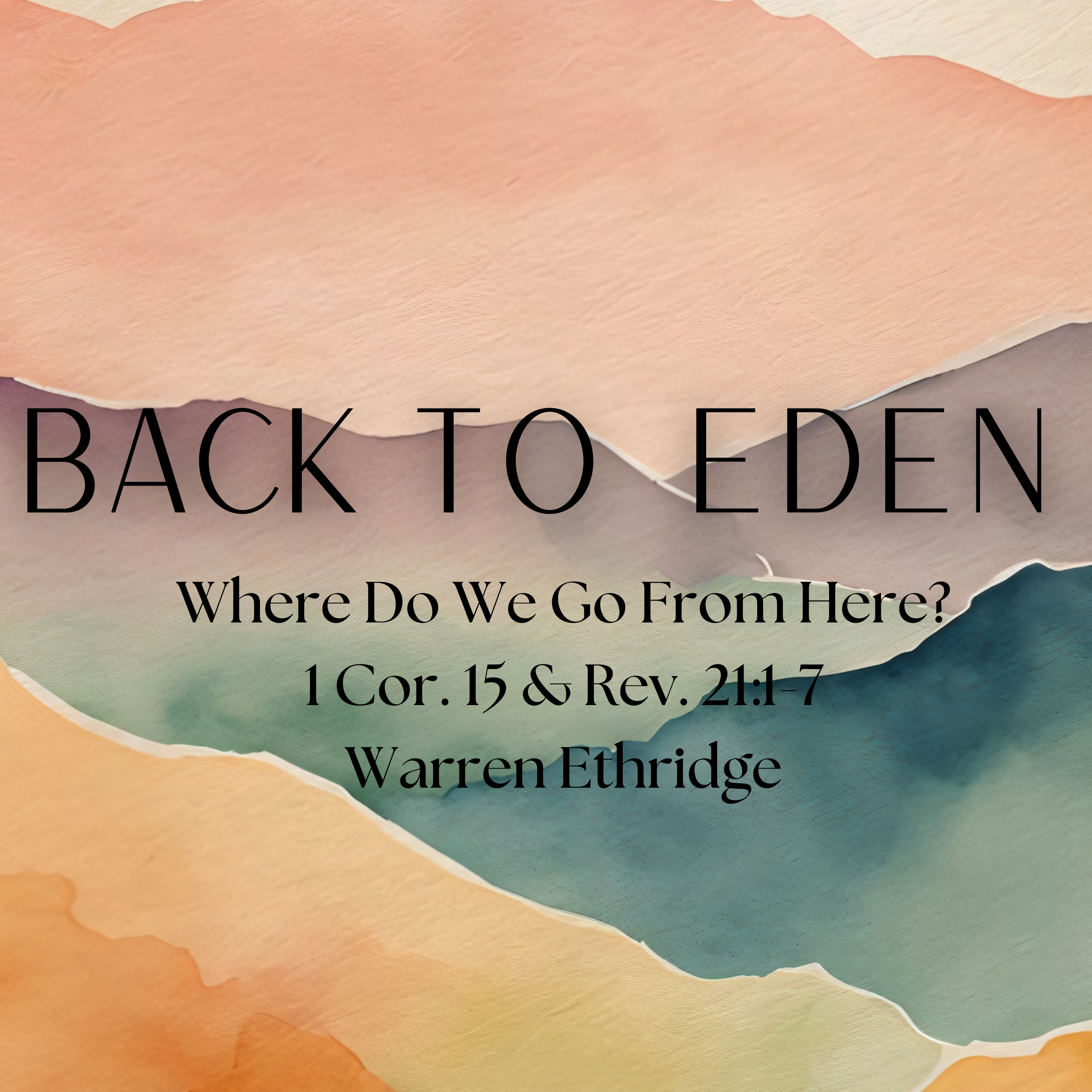 Where Do We Go From Here-Warren Ethridge episode artwork