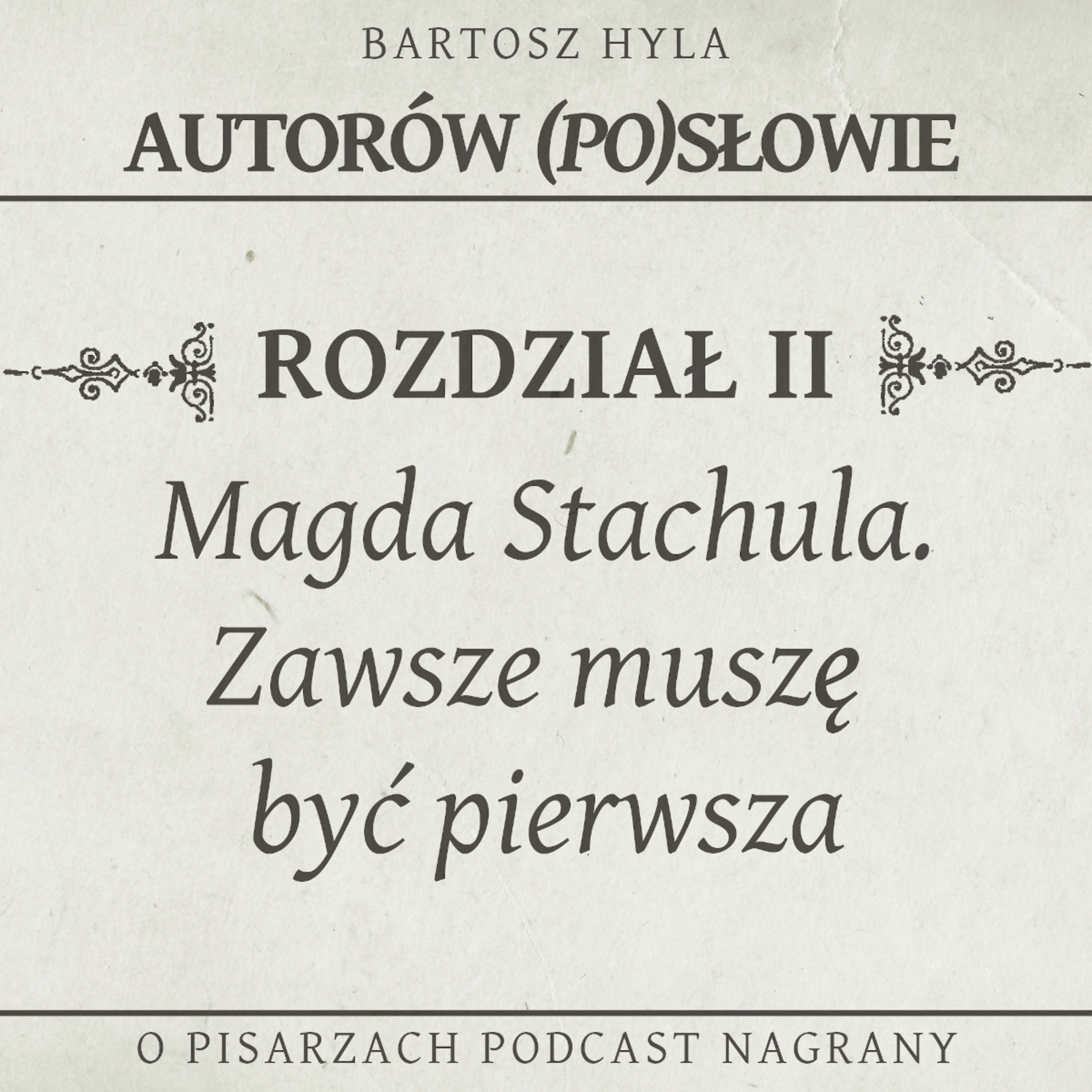 Autorów (Po)słowie