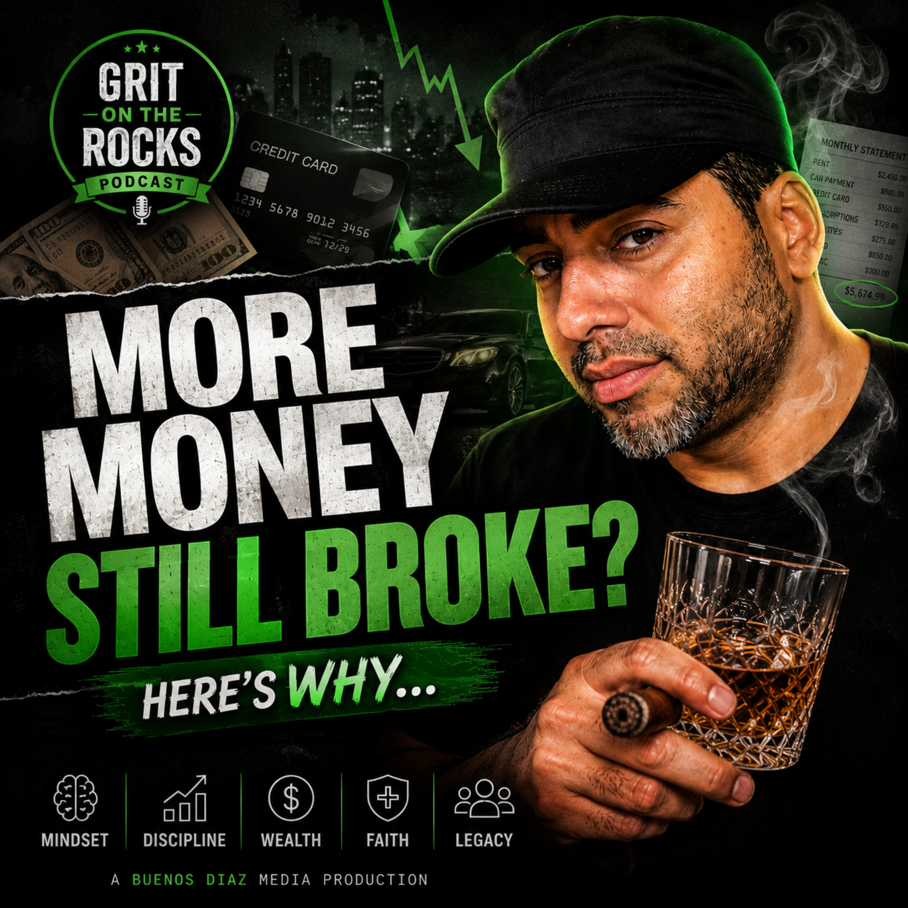 Why You're Still Broke Even If You Make More Money:GRIT on the Rocks Ep 82 episode artwork