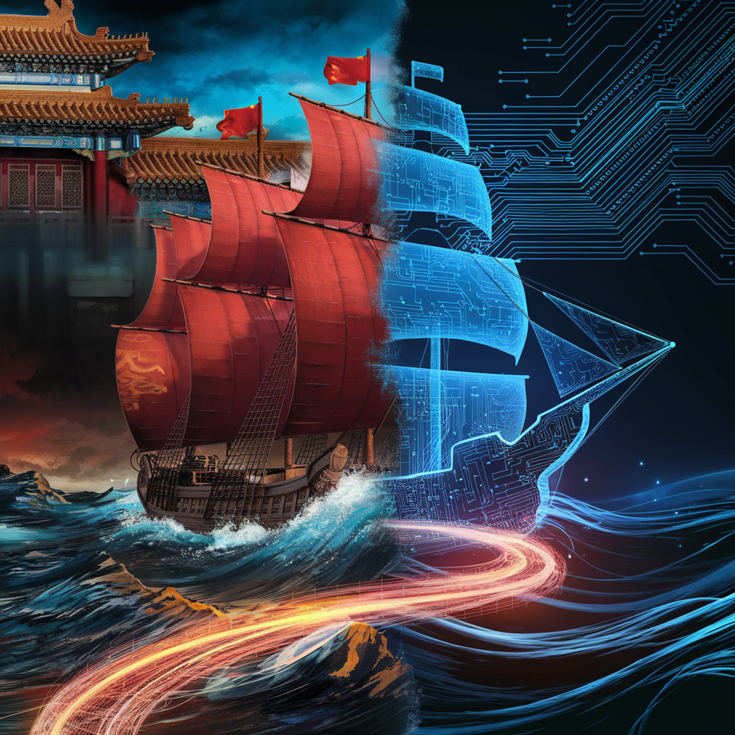 cover of episode Da Rota da Seda à Rota Digital: Como a China está Conquistando o Mundo da IA