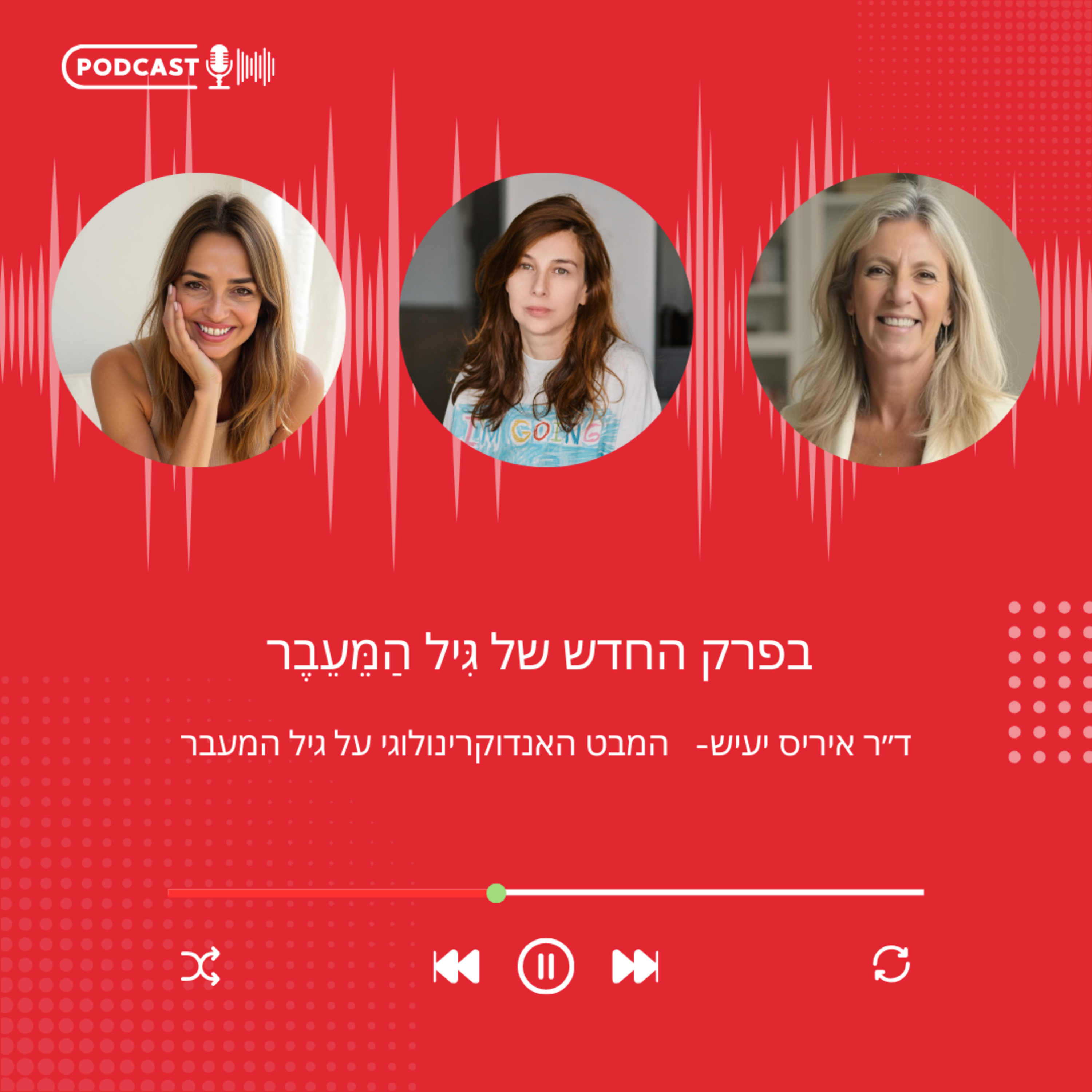 פרק 26-המבט האנדוקרינולוגי על גיל המעבר - ד״ר איריס יעיש