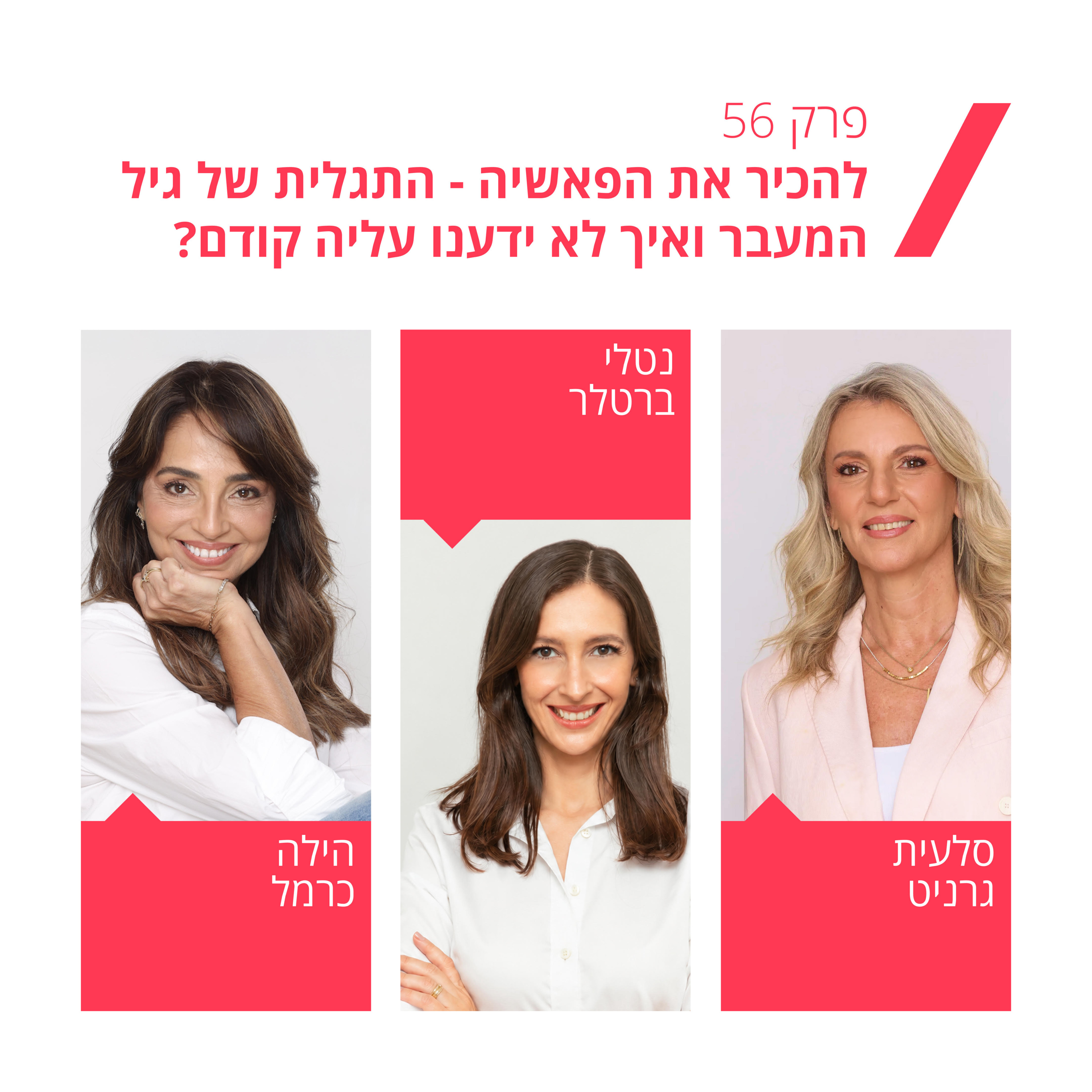 פרק 56: להכיר את הפאשיה עם נטלי ברטלר - התגלית של גיל המעבר ואיך לא ידענו עליה קודם?