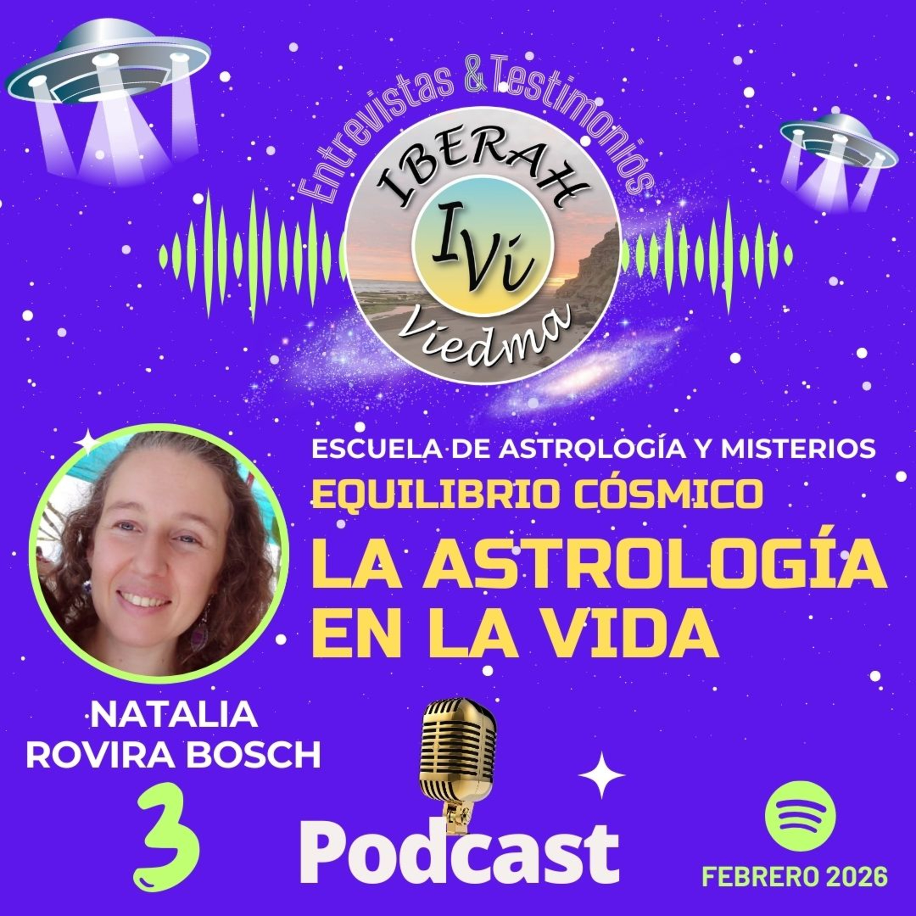 LA ASTROLOGÍA EN LA VIDA, Natalia Rovira Bosch (Escuela de Astrología Equilibrio Cósmico) episode artwork