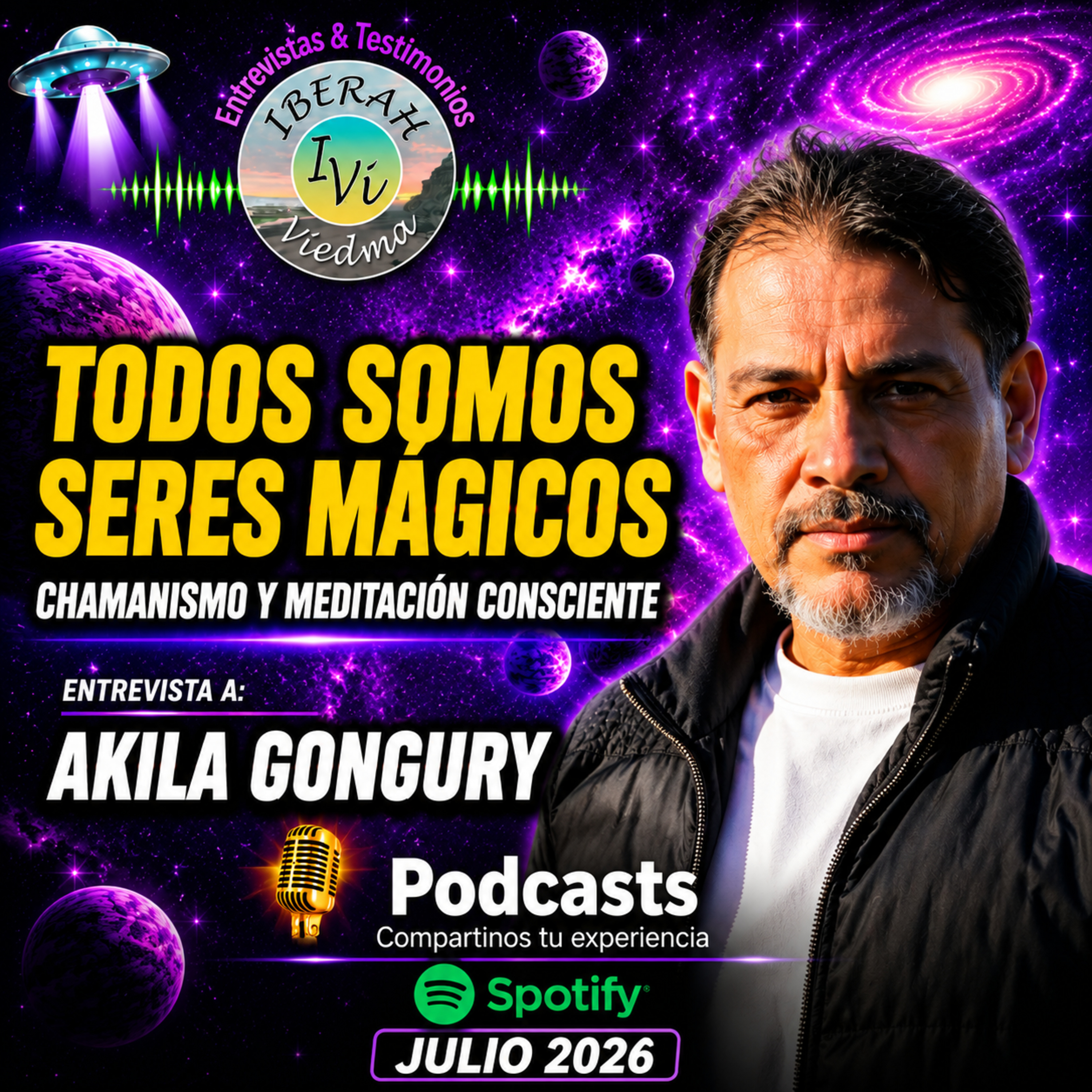 Chamanismo y Meditación Conciente: TODOS SOMOS SERES MÁGICOS, Akila Gongury #chamanismo #liberación episode artwork
