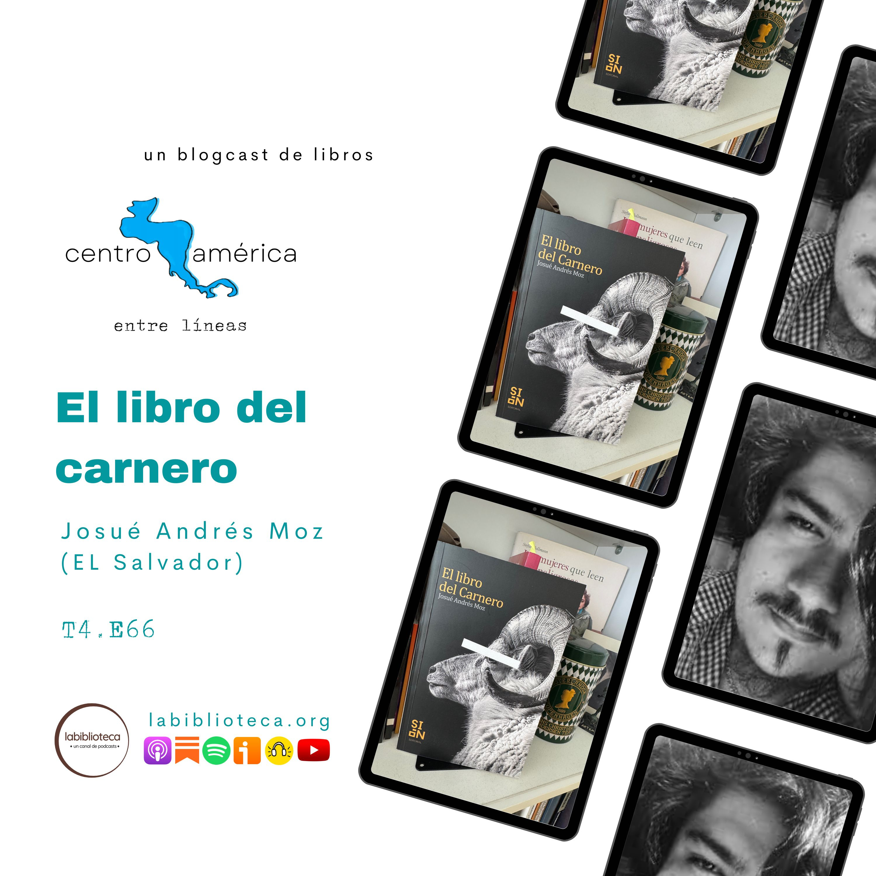 El libro del carnero de Josué Andrés Moz (El Salvador) | T4.E66 episode artwork