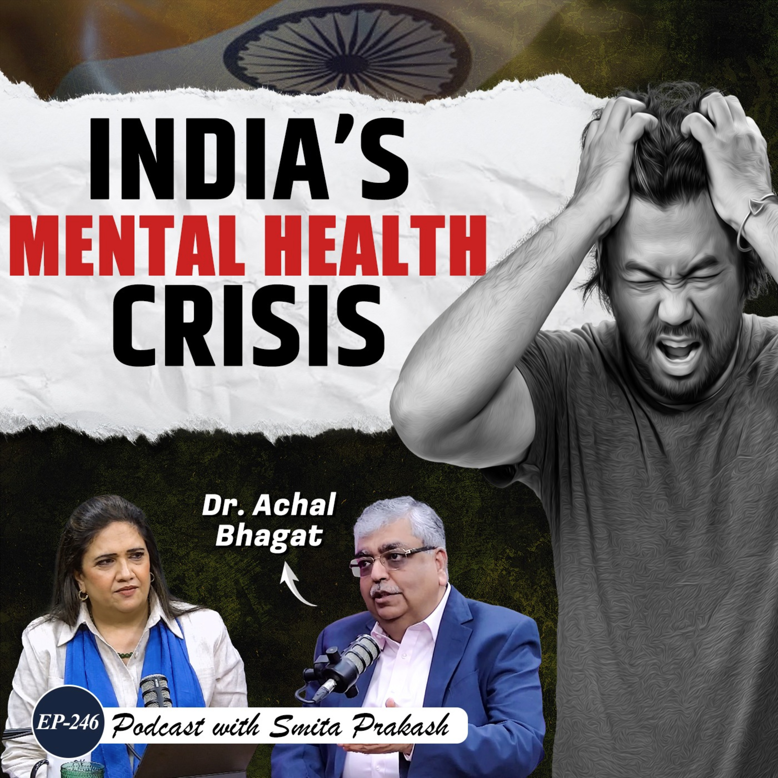 EP-246 | Mental Health Crisis, Stress at Work, Anxiety, Depression & Types of ADHD | Dr Achal Bhagat