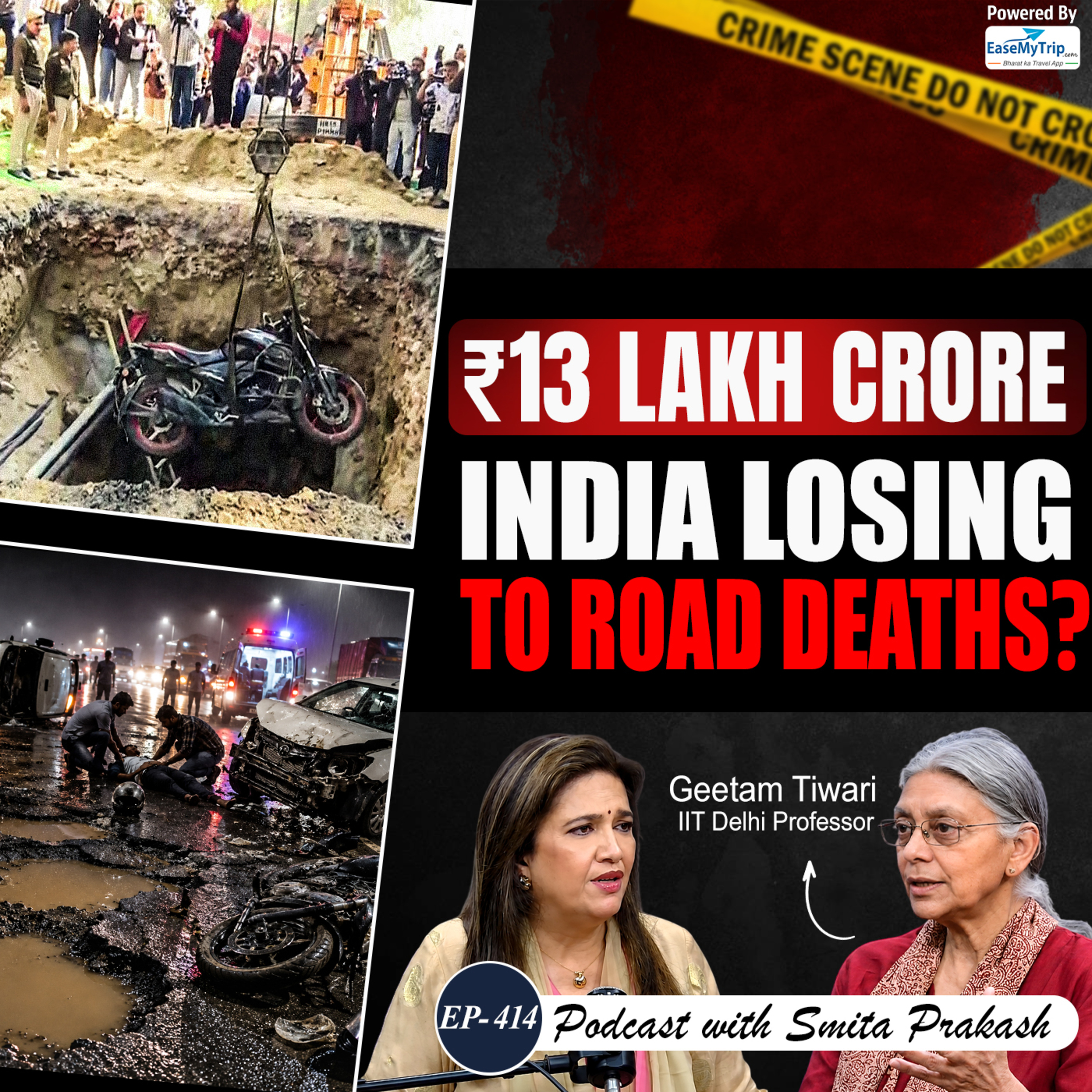 EP-414 | Why Are India’s Roads So Dangerous? | IIT Delhi Professor Geetam Tiwari Explains