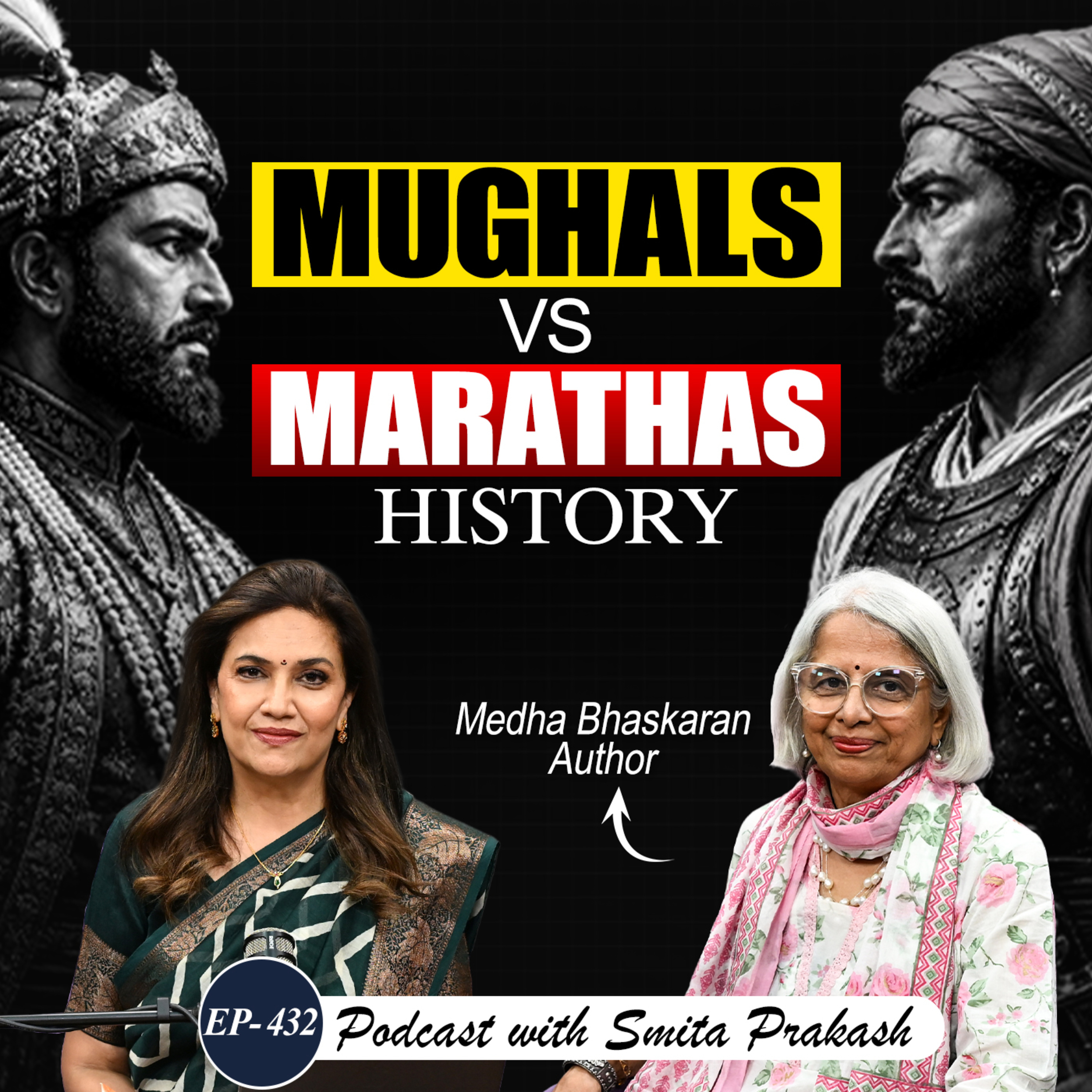 EP-432 | Chhatrapati Shivaji Maharaj vs Aurangzeb, Mughal History & Maharani Tarabai | Medha Bhaskaran
