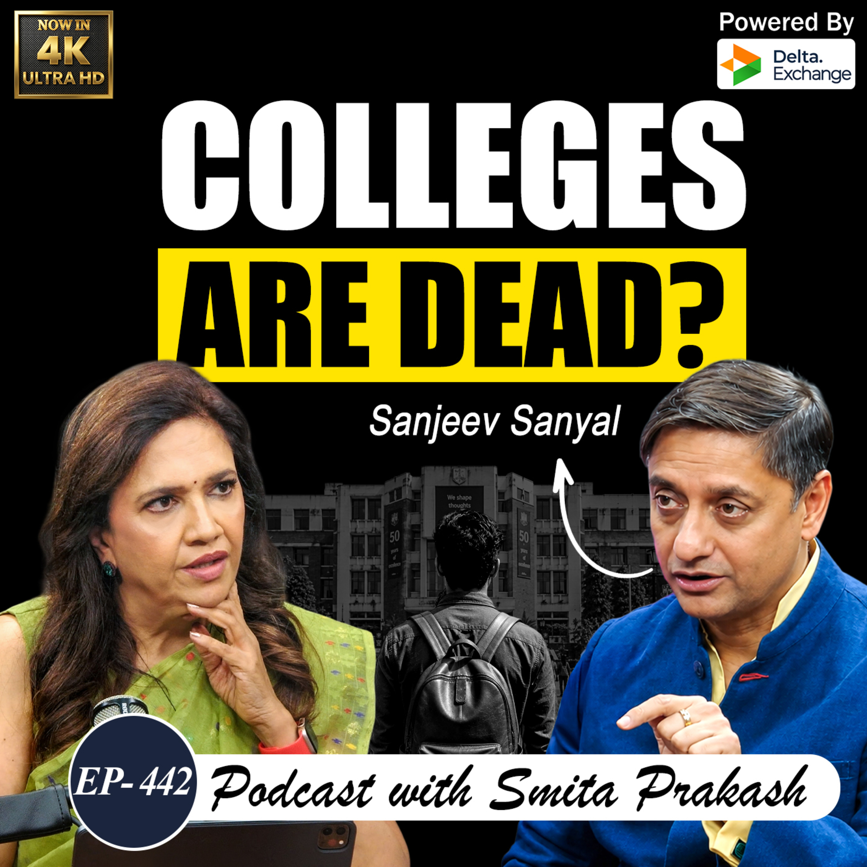 EP-442 | Sanjeev Sanyal on Education Crisis, Coaching Mafia, Youth Anger, Taxes, AI & Economy episode artwork