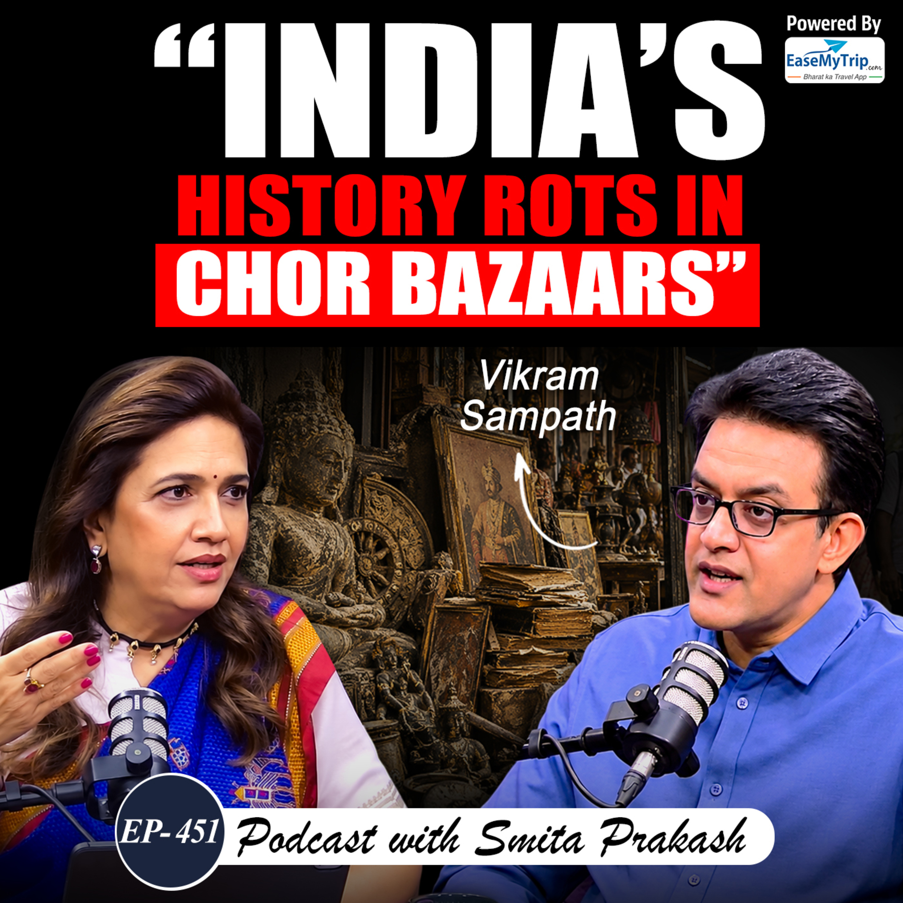 EP-451 l Mahatma Gandhi, India’s History, Leftist Historians, Savarkar & Tipu Sultan | Vikram Sampath