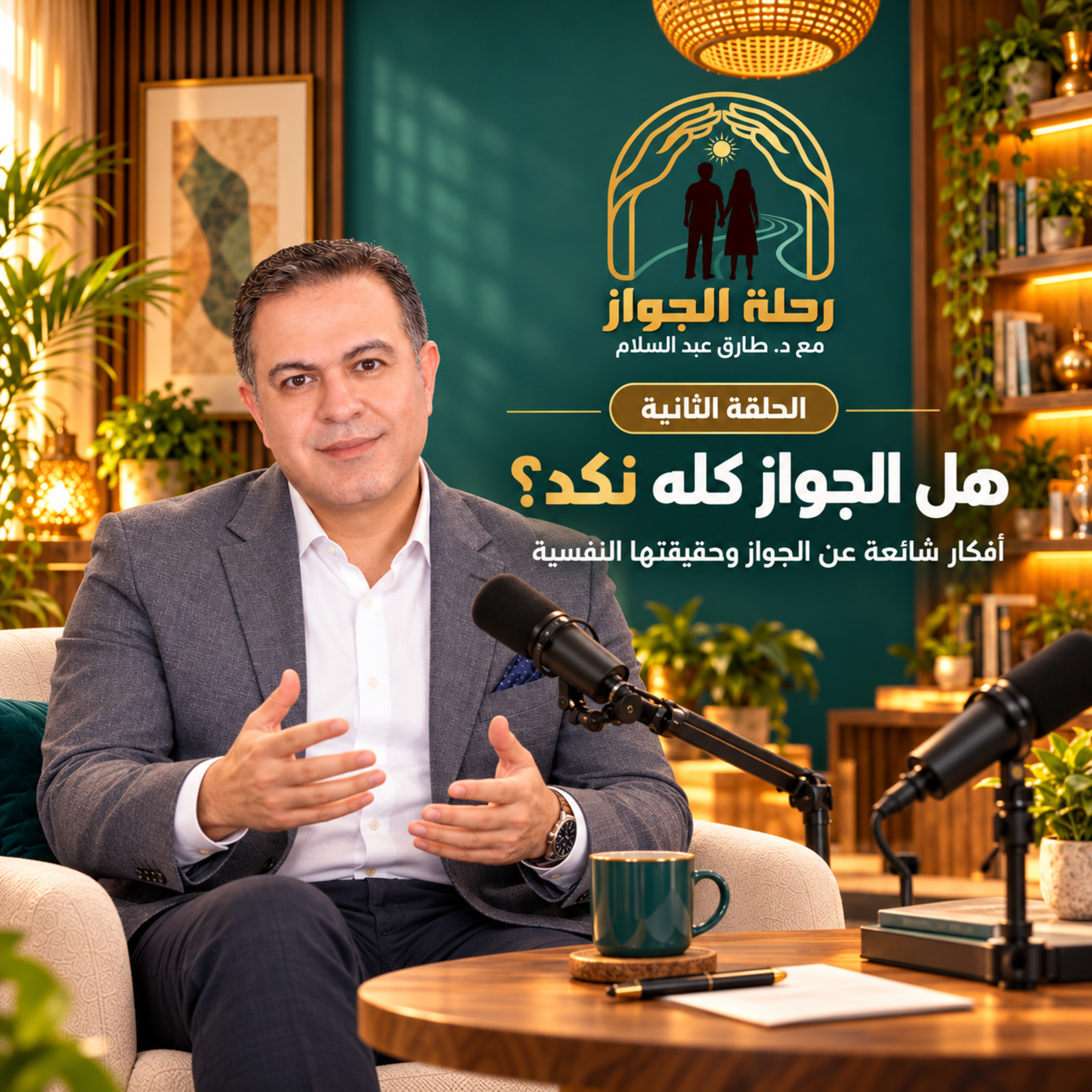 هل الجواز كله نكد؟ 6 أفكار شائعة عن الزواج وحقيقتها النفسية — الحلقة الثانية من رحلة الجواز مع د. طارق عبد السلام