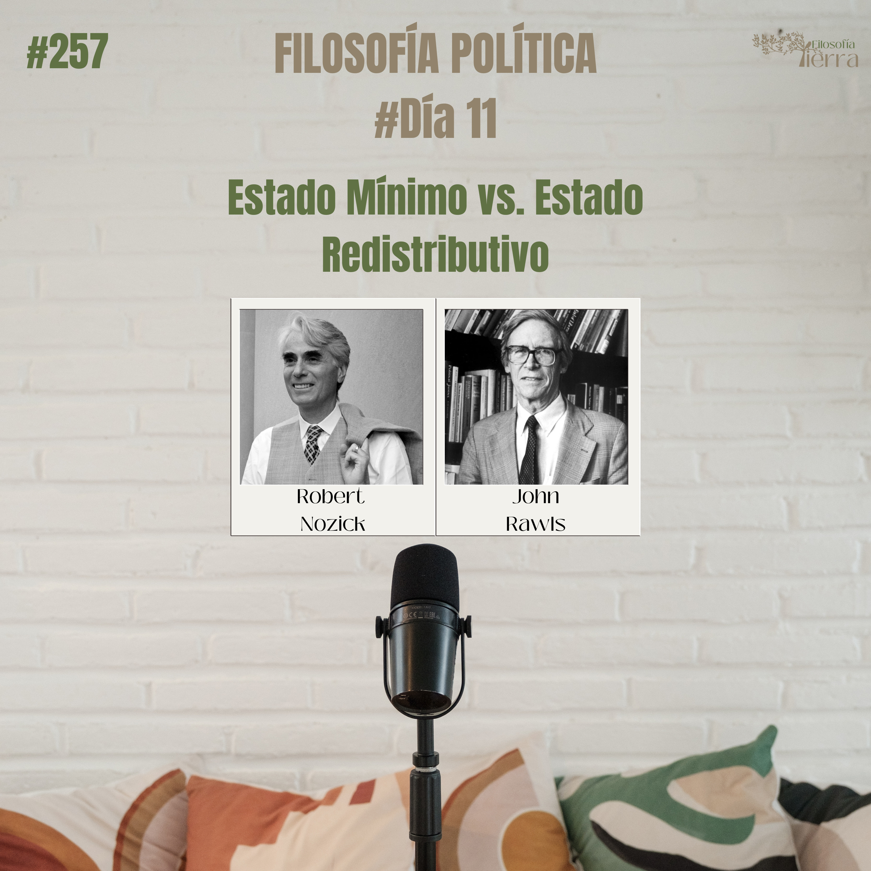 #257 FILOSOFÍA POLÍTICA #Día11 | Estado Mínimo vs. Estado Redistributivo episode artwork