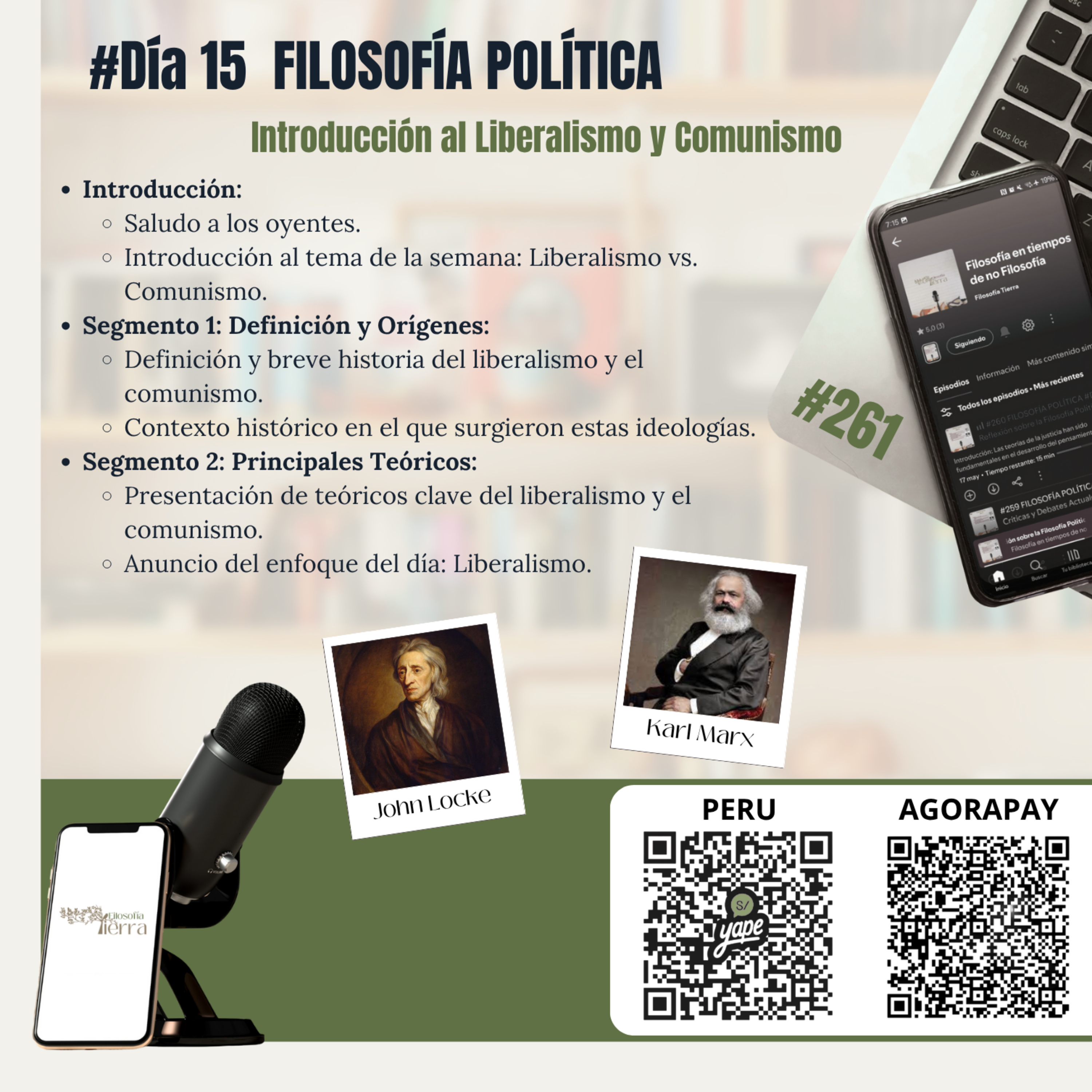 #261 FILOSOFÍA POLÍTICA #Día15 | Introducción al Liberalismo y Comunismo episode artwork