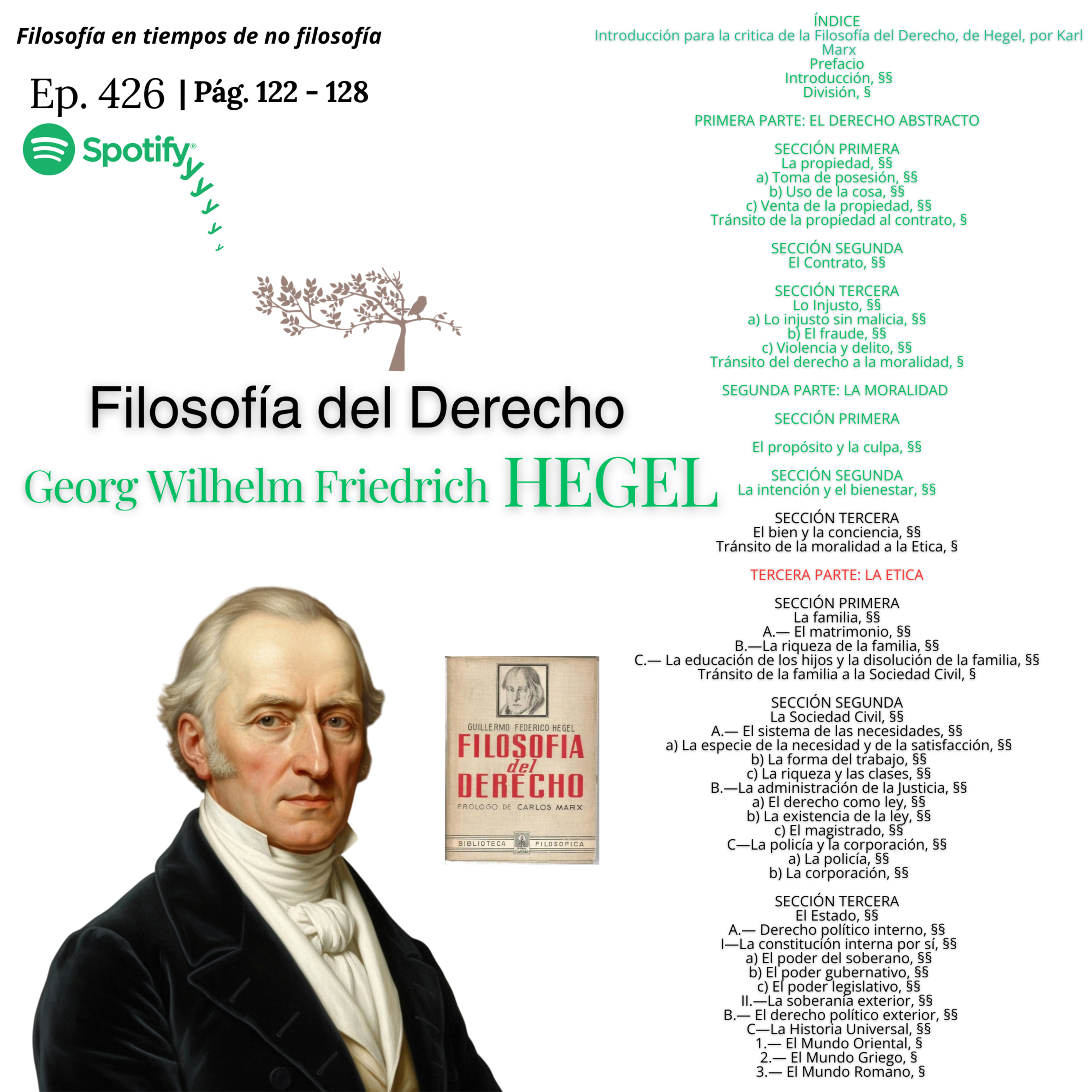 #426 FILOSOFÍA DEL DERECHO #Día26 | SEGUNDA PARTE: LA MORALIDAD - SECCIÓN SEGUNDA - La intención y el bienestar, episode artwork