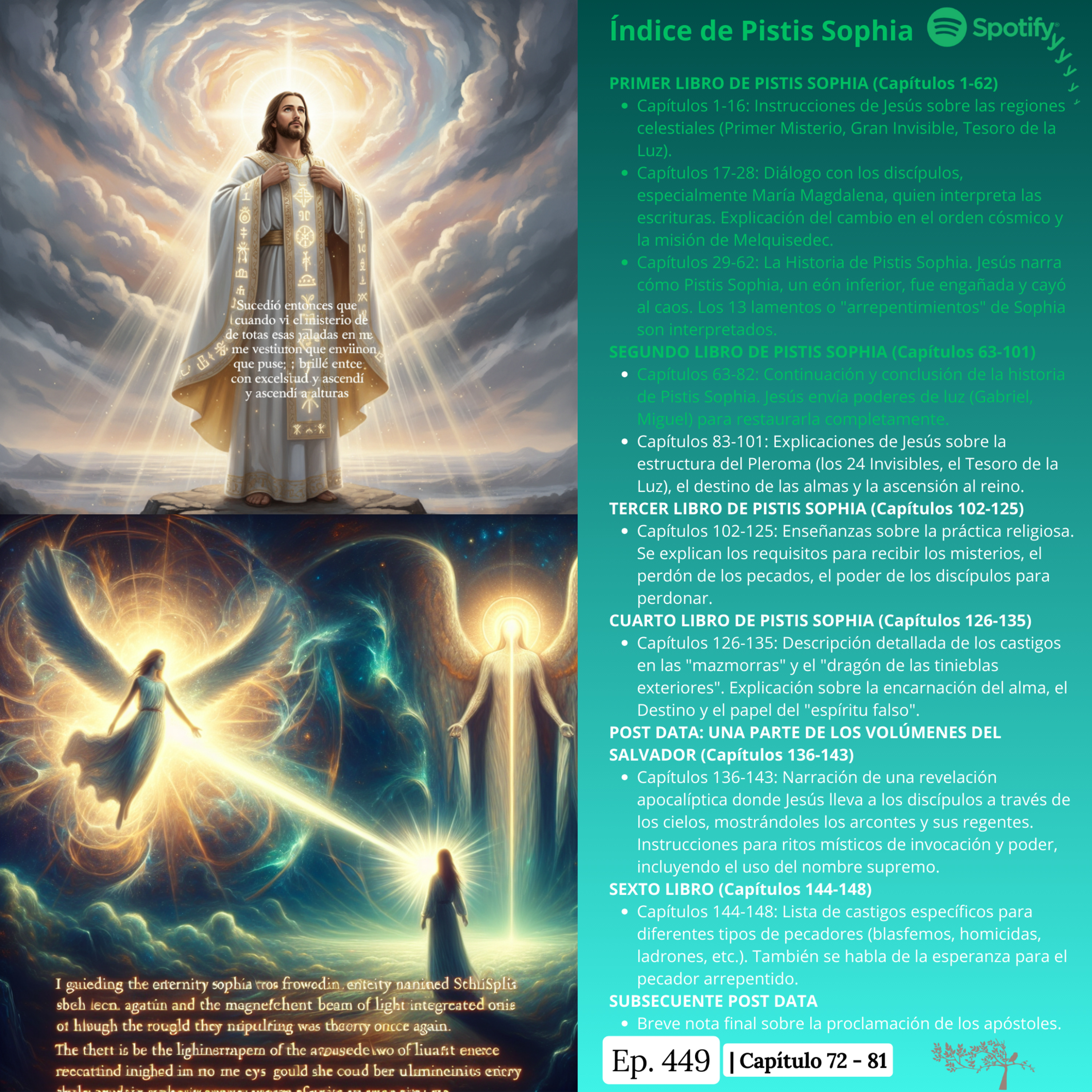 #449 LA PISTIS SOPHIA #Día18 | Capítulo 71 - 81 episode artwork