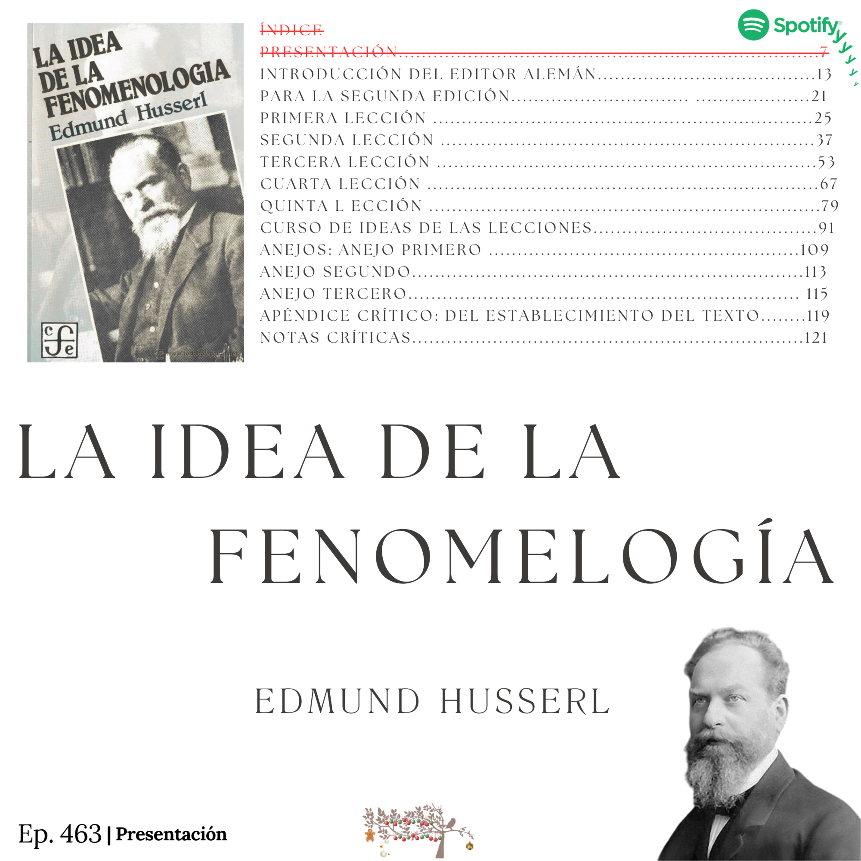 #463 La Idea de la Fenomenología #Día1 | Presentación episode artwork