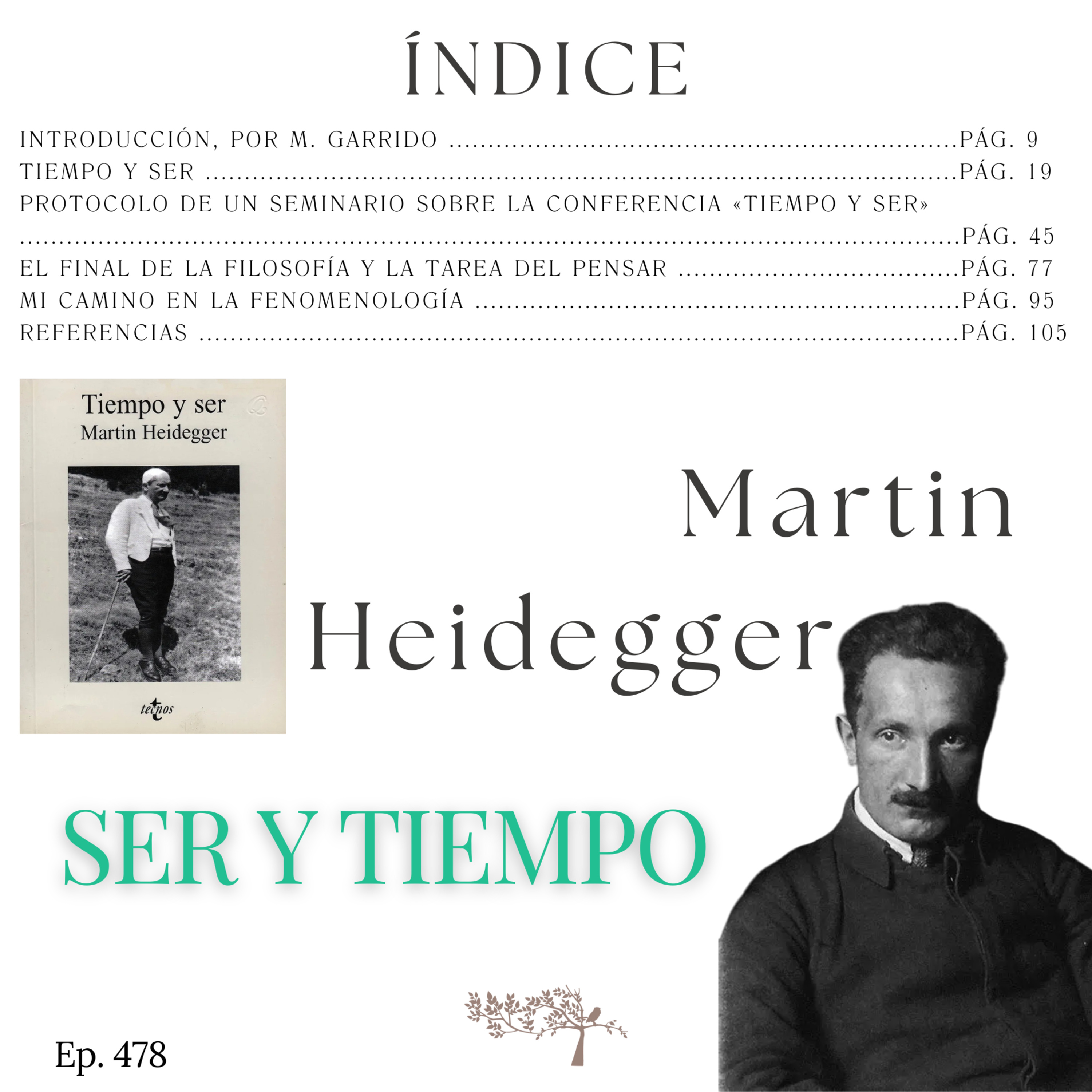 #478 Tiempo y ser - Martin Heidegger #Día16  episode artwork