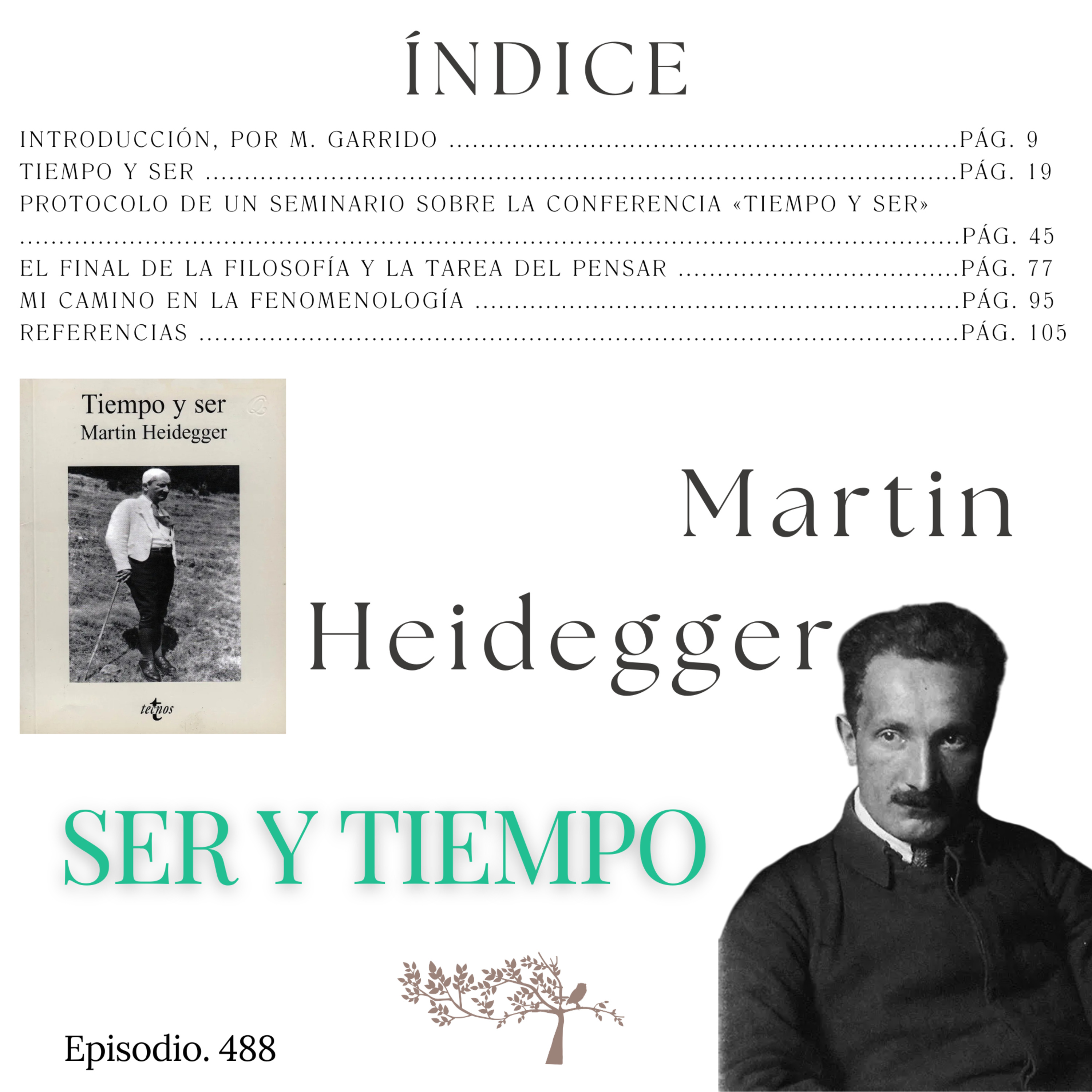 #488 Tiempo y ser - Martin Heidegger #Día26 episode artwork