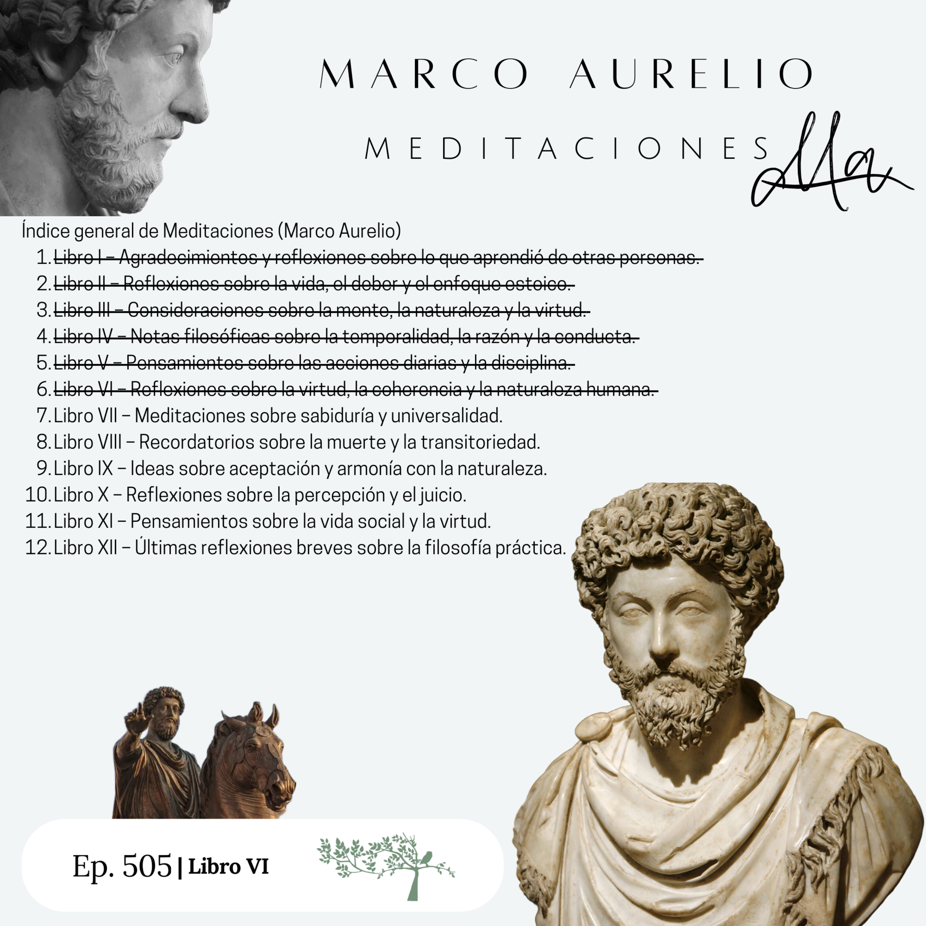  #505 Meditaciones de Marco Aurelio #Día 12 | Libro VI episode artwork